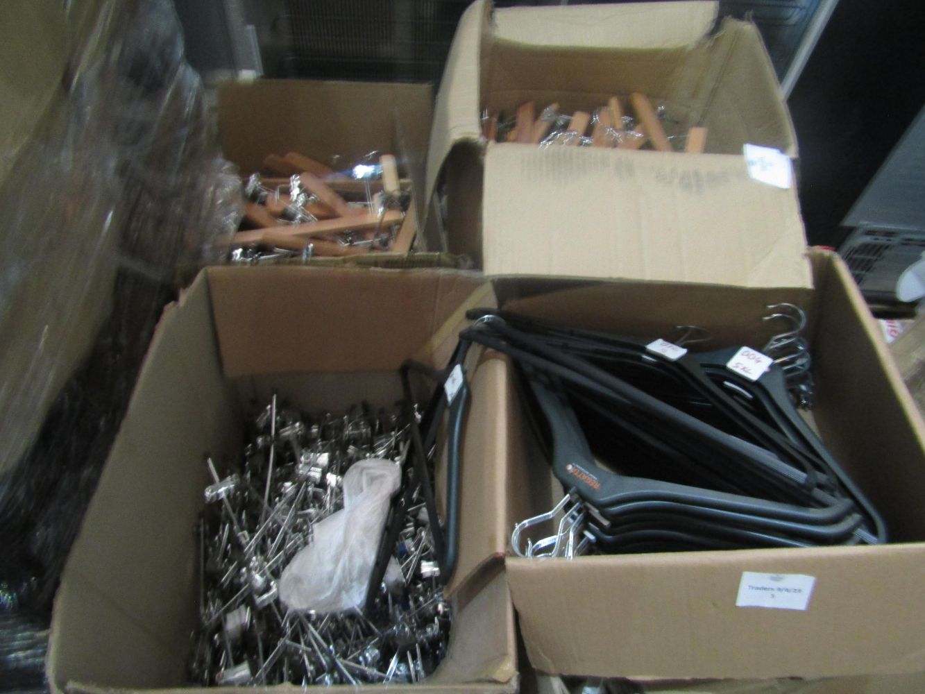 Pallet of new and customer returns stock including fitness, Smashed TV's, Phone accessories and more
