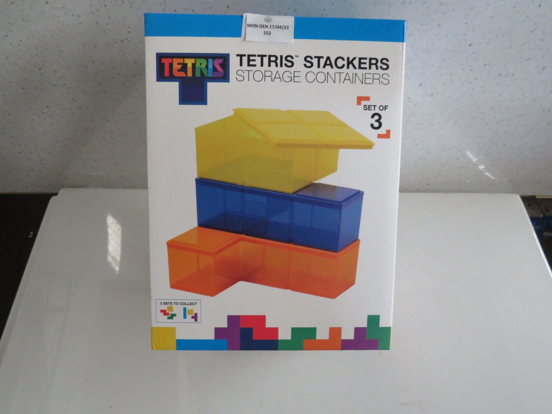 Tetris - Storage Stacker Containers - Unused & Boxed.
