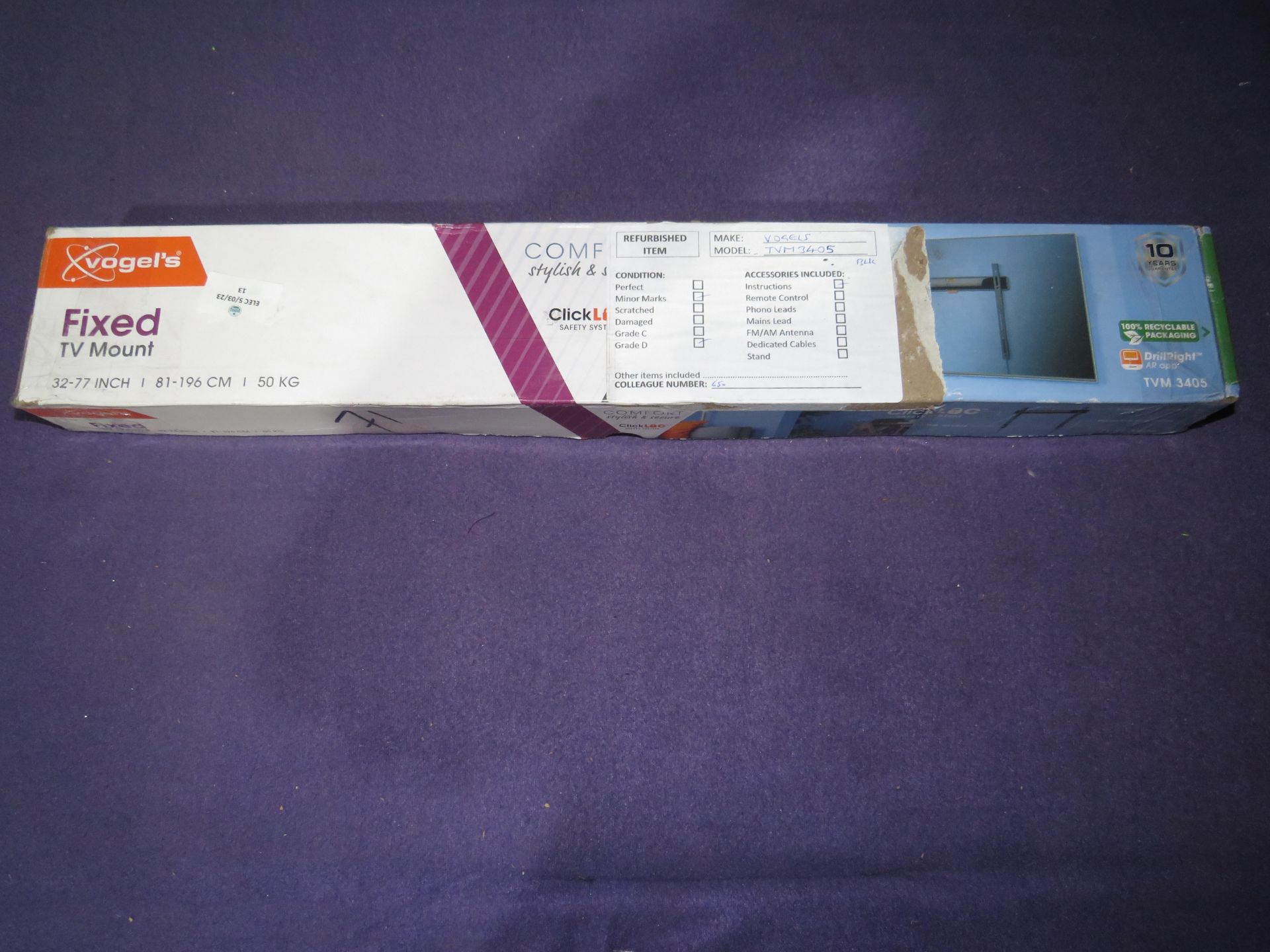 Sanos Premiun TV Bracket model VLL5-B2 grade D (minor marks) in original packaging