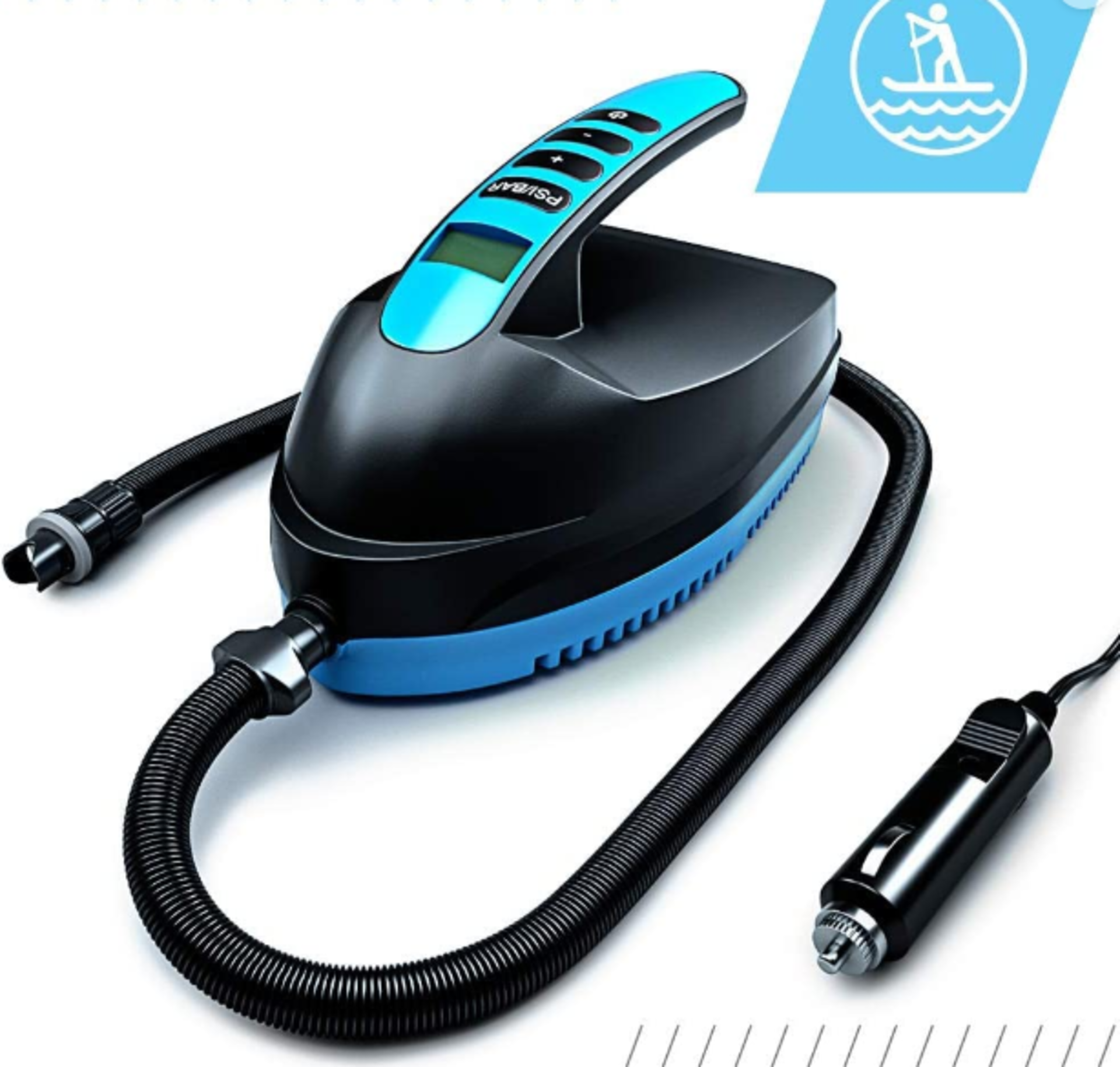 "Bluefin Fitness Electric Pump RRP 129.00 RAPID INFLATION ? Inflates a regular-sized SUP board to - Image 2 of 2