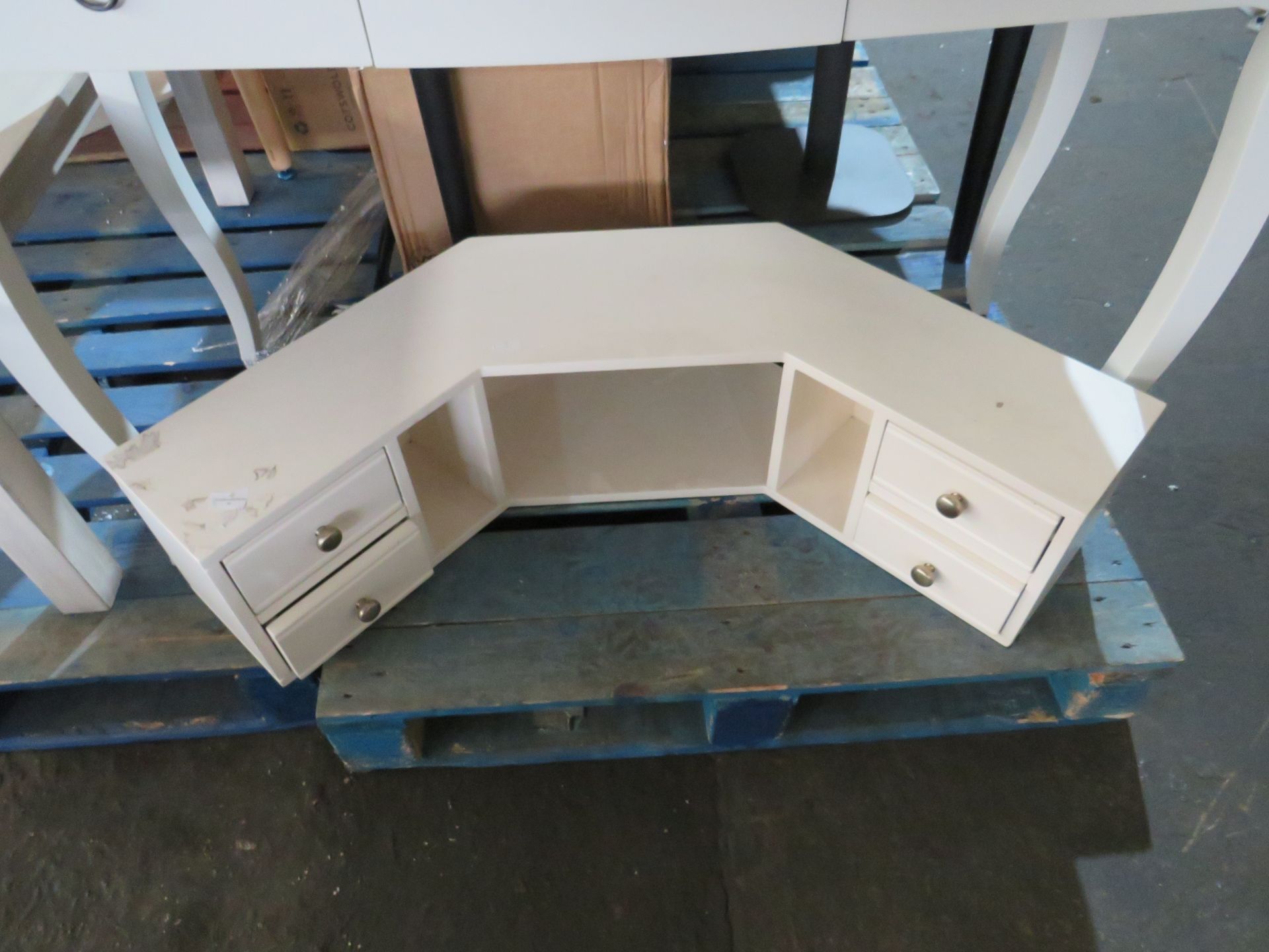 Cotswold Company Chalford Warm White Desk Top Hutch RRP 199.00 Chalford Warm White Desk Top Hutch