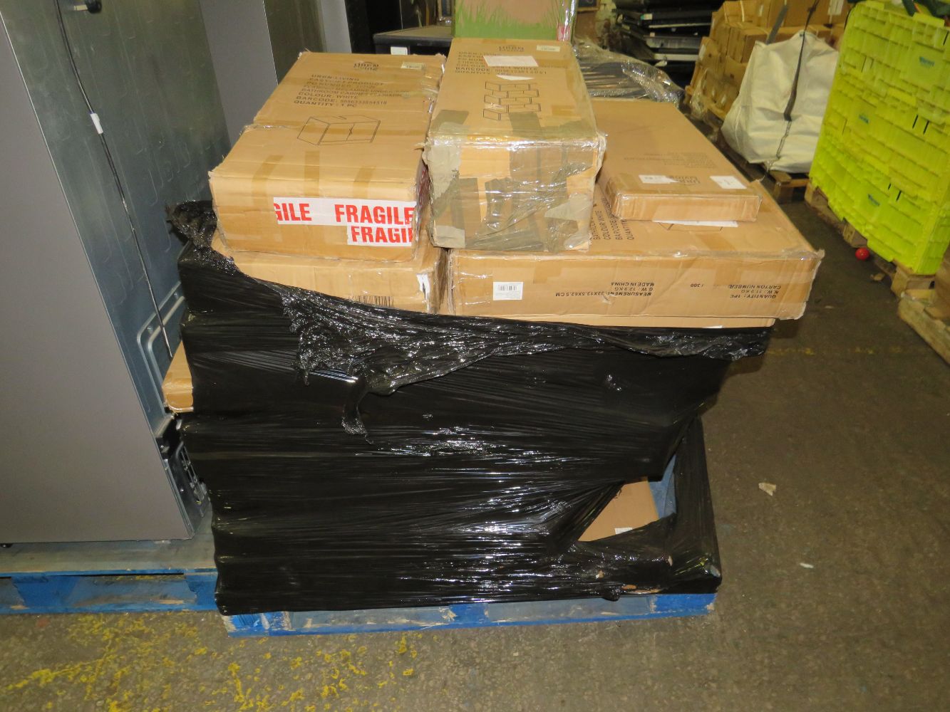 reduced start bids on Pallets of ex retail stock and damaged returns