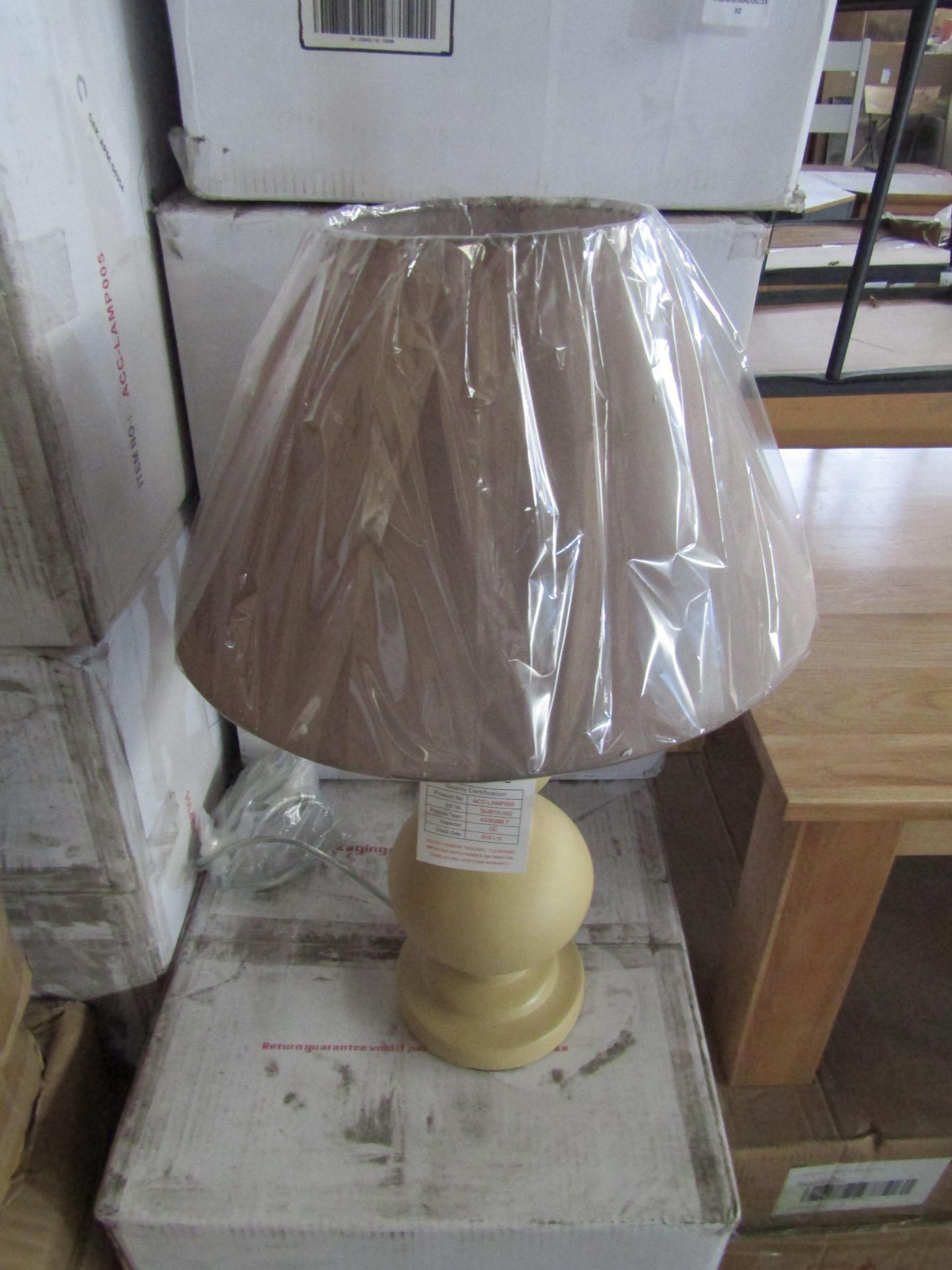 Oak Furnitureland Table Lamp 5 RRP 149.00 Making the most of light, This lamp features sphere-