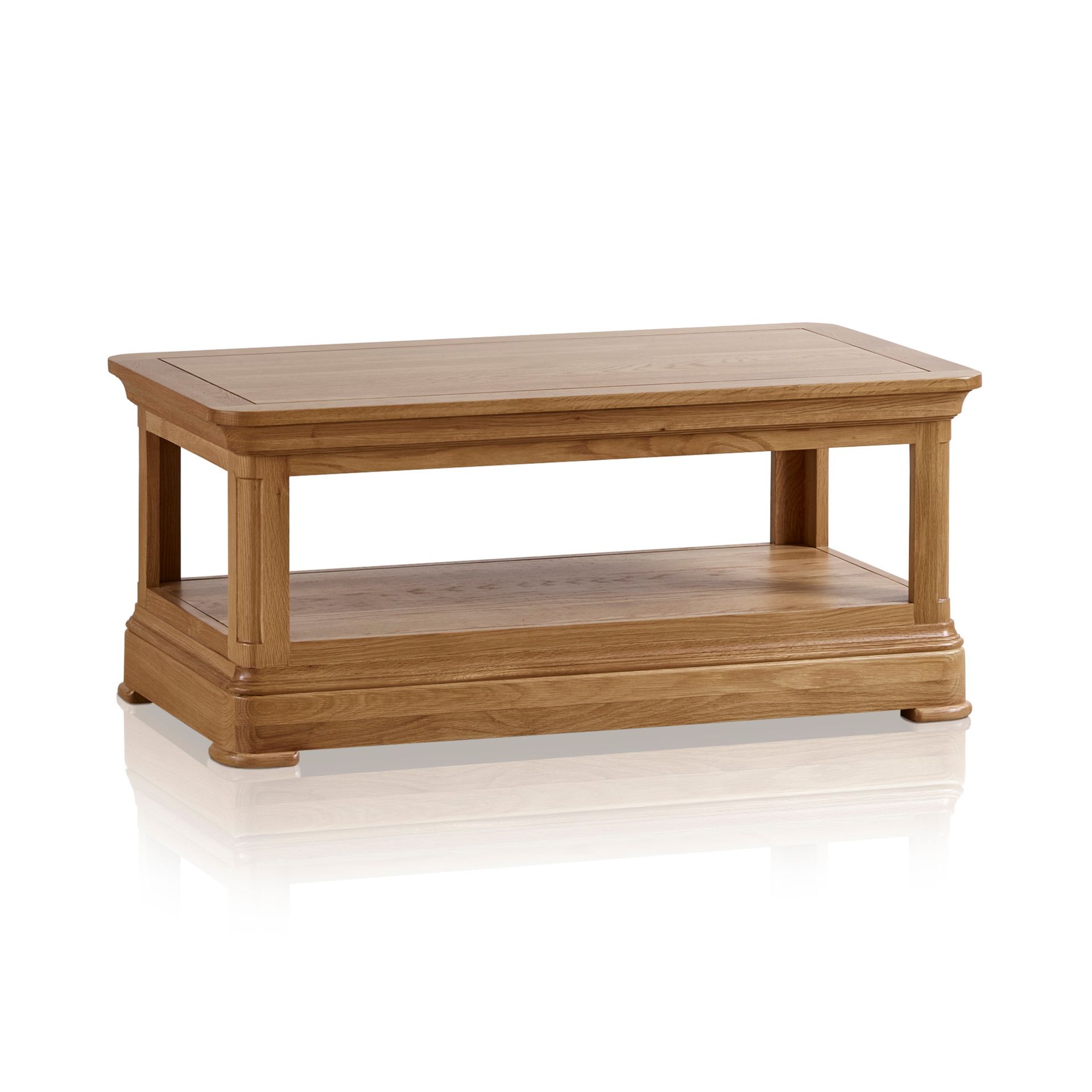 Oak Furnitureland Canterbury Natural Solid Oak Coffee Table RRP 269.99 The Canterbury coffee table