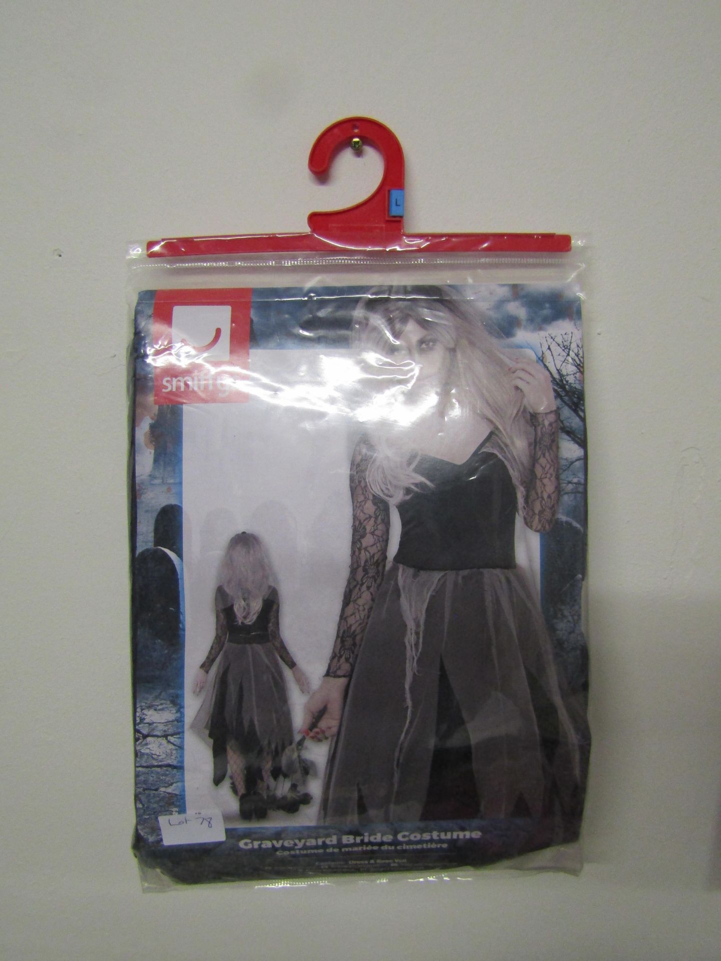 Smiffys - Graveyard Bride Costume - Size Large - Unchecked & Packaged.