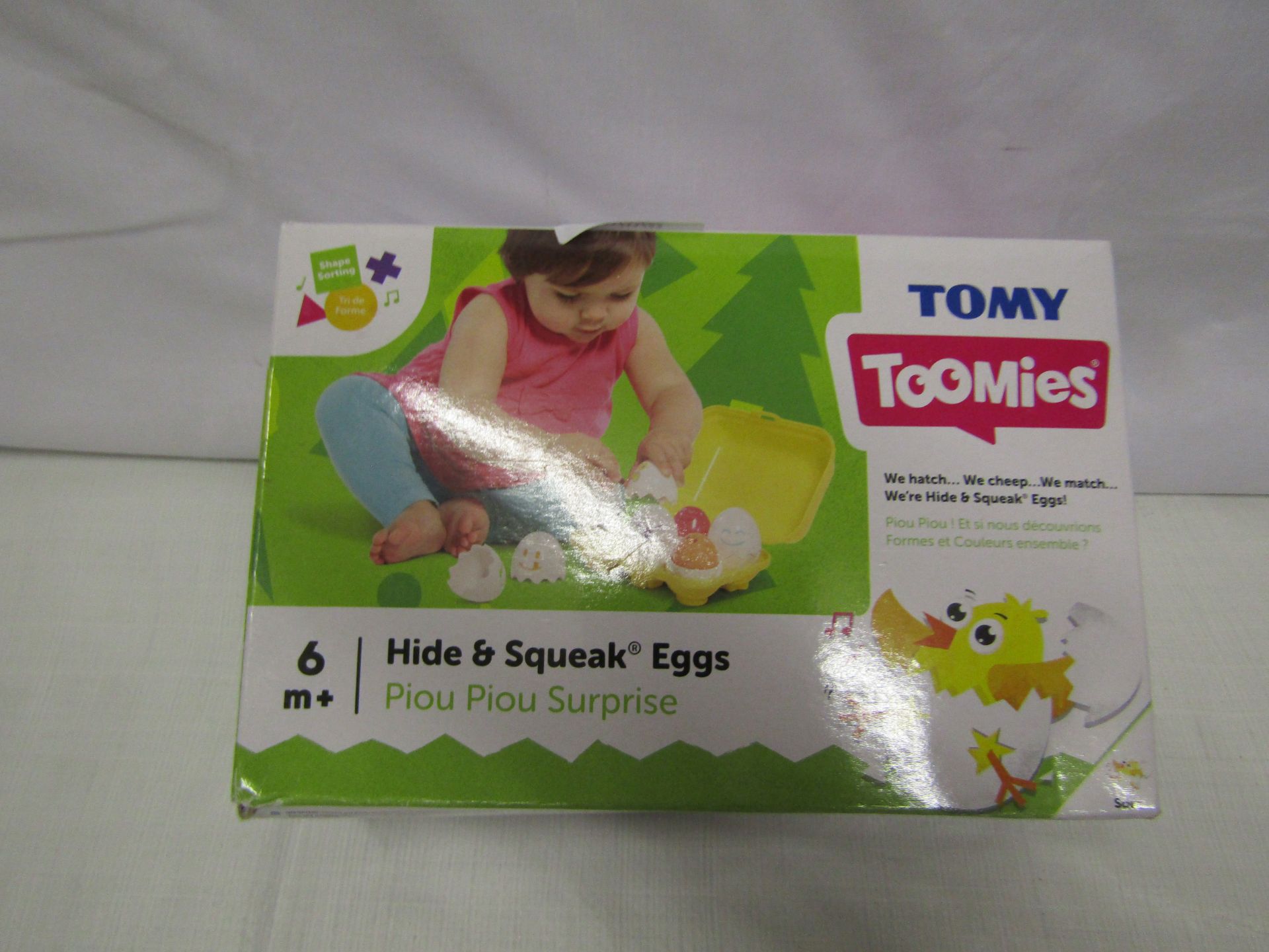 Tomy - Toomies Hide & Squeak Eggs - Unchecked & Boxed.