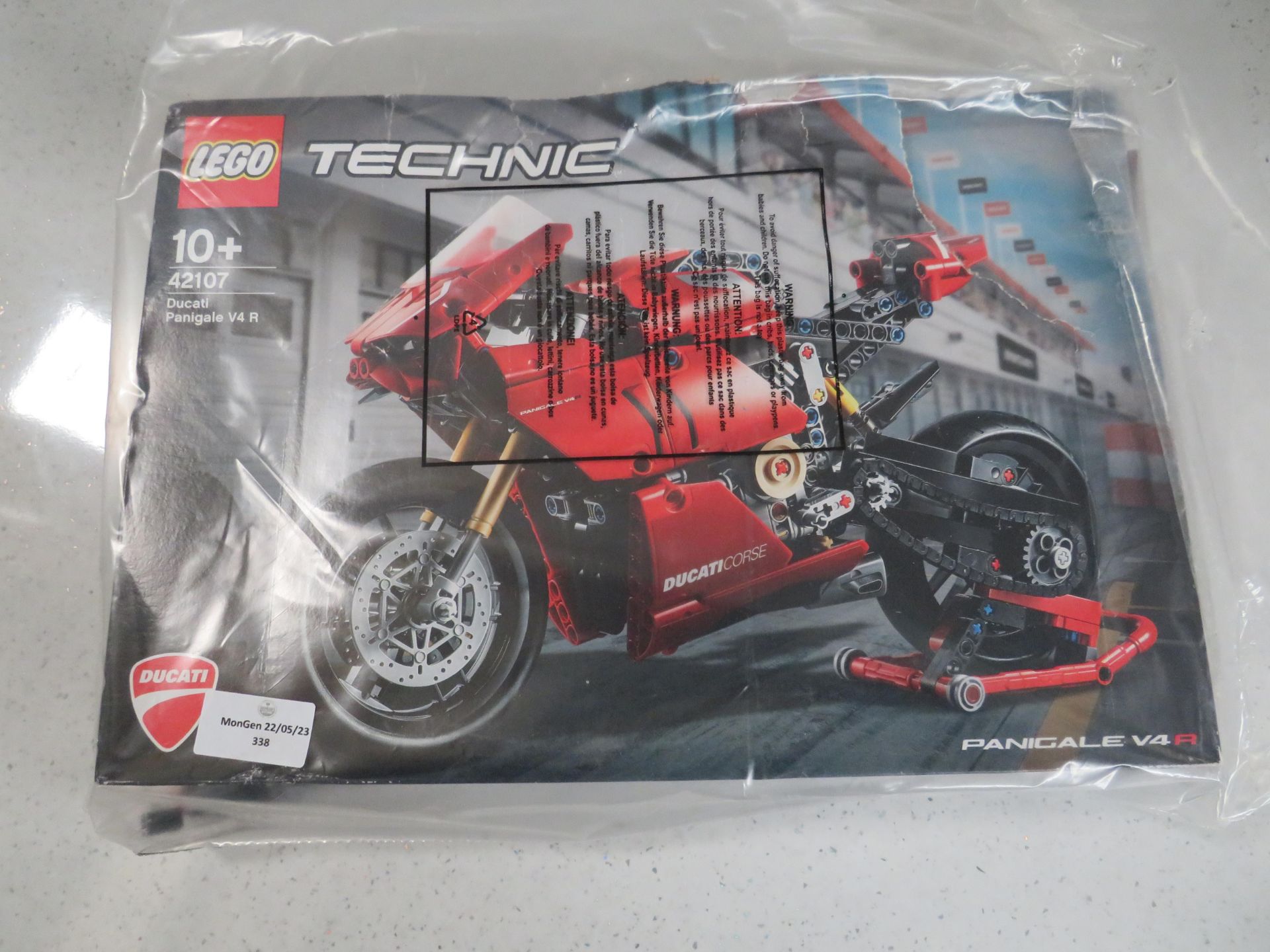 Lego - Technic 42107 Ducati Panigale V4 R - Unchecked & Boxed.