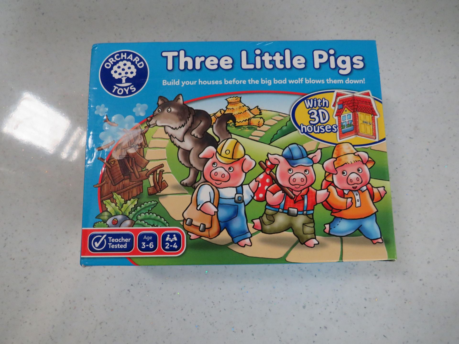 Orchard Toys - Three Little Pigs Educational Game - Unchecked & Boxed.