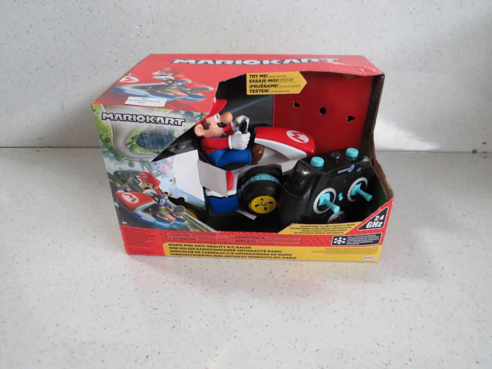 Mariokart - Mario Mini Anti-Gravity R/C Racer - Unchecked & Boxed.