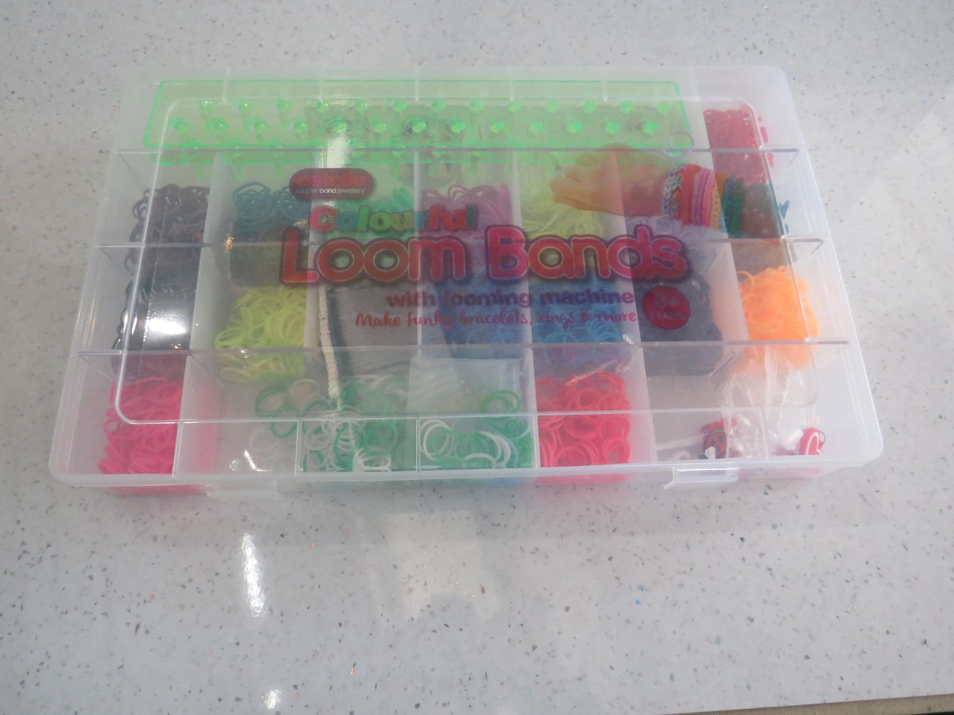 12x Estelle - Colourful Loom Band Kit With Looming Machine - New & Boxed.