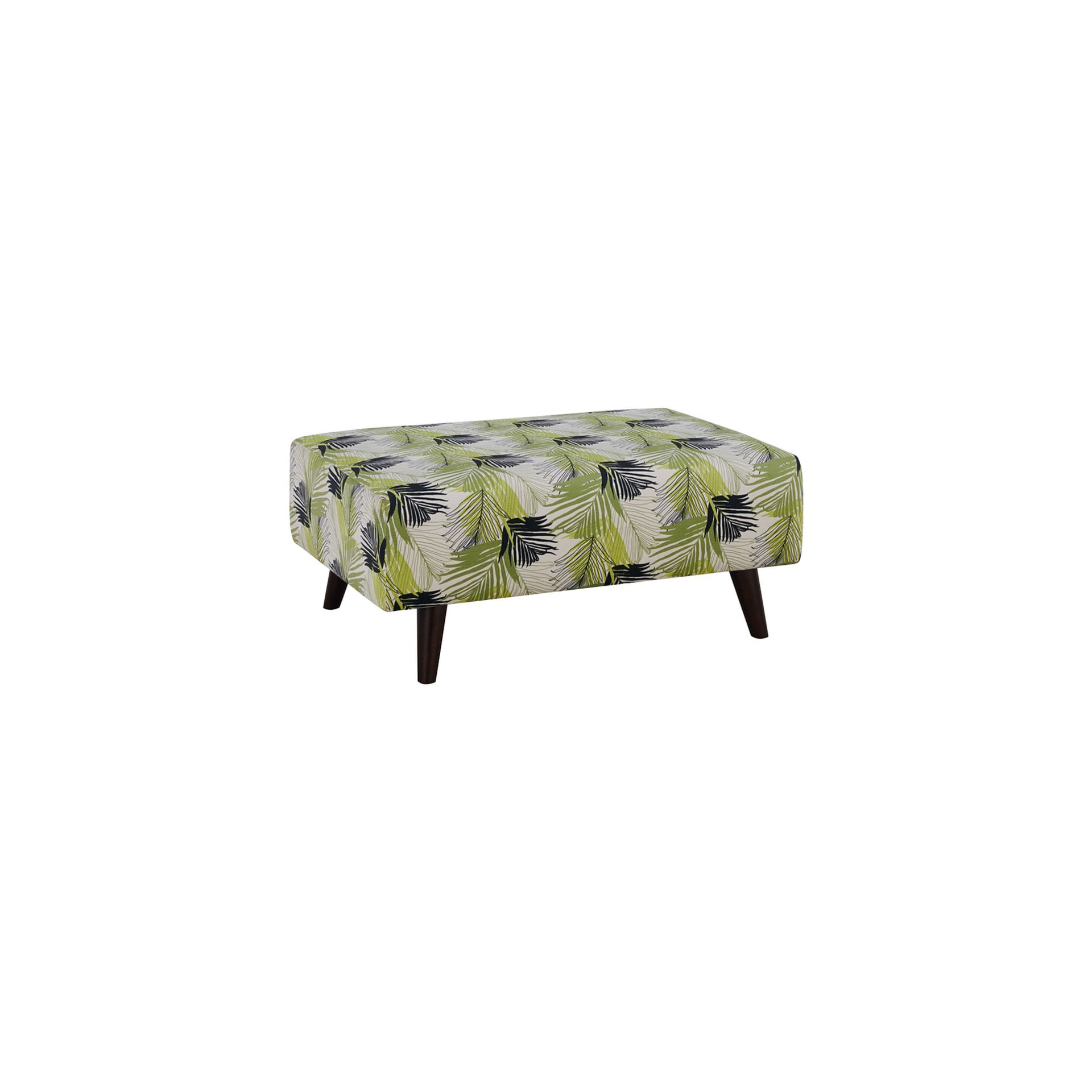 Oak Furnitureland Fern Accent Footstool In Green Fabric RRP 329.99 Fern accent footstool are covered