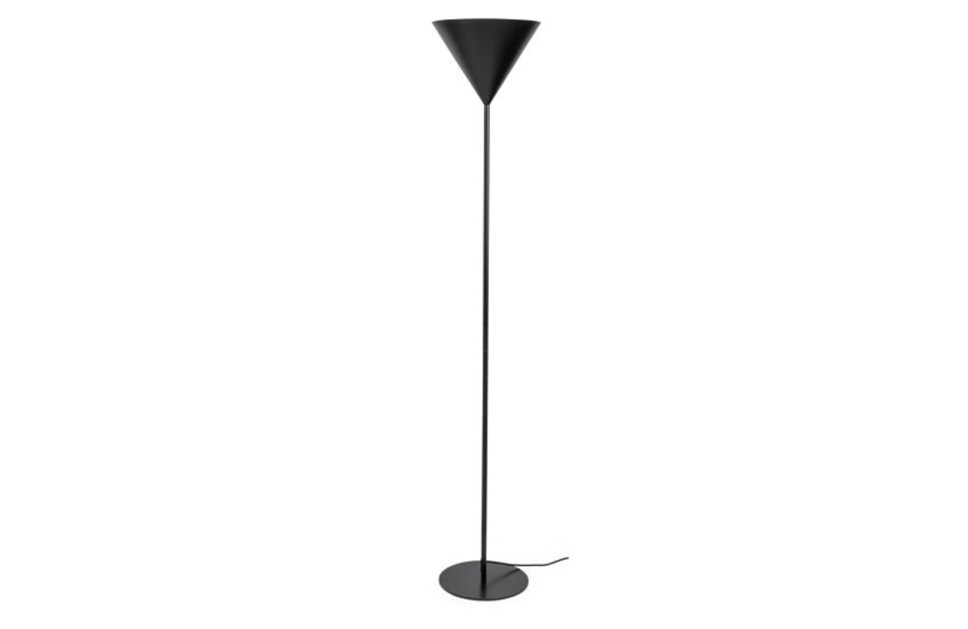 Heals Benjamin Uplighter Floor Lamp Black RRP 269.00 Sleek, slatted wooden accents lend this AV unit