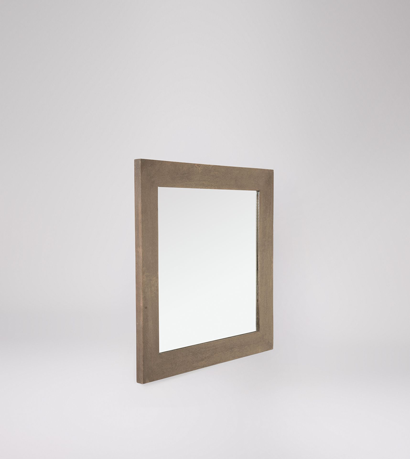 Swoon Valente Rectangular Mirror in Sandblasted Grey RRP 149.00 A slight pitch to the front of the