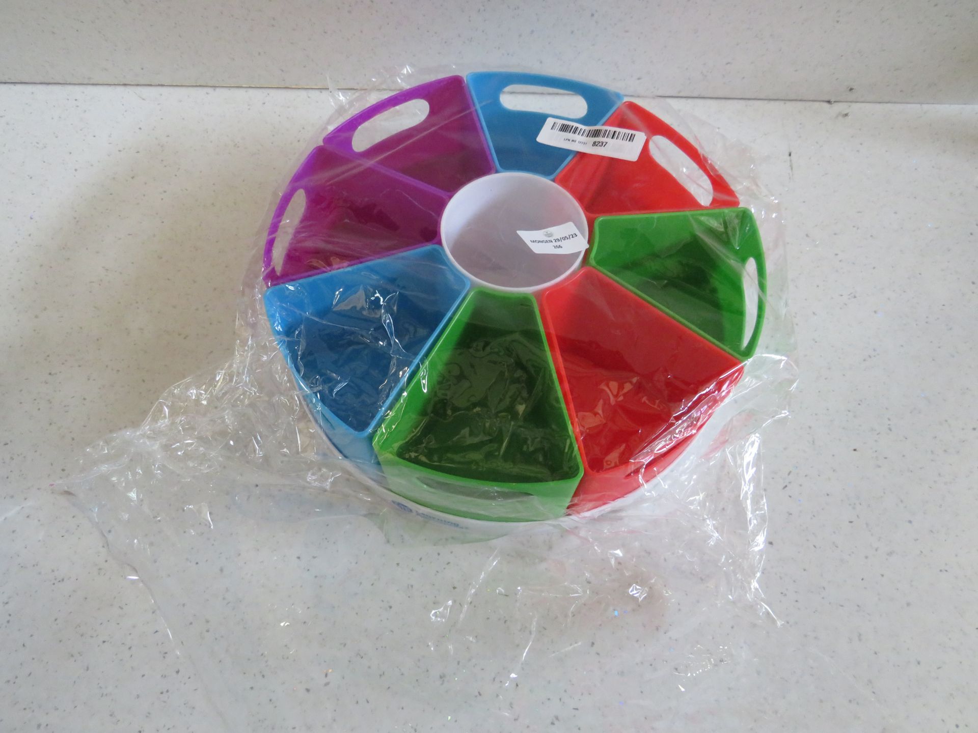 Circular Plastic Storage Box - Unused & Packaged.