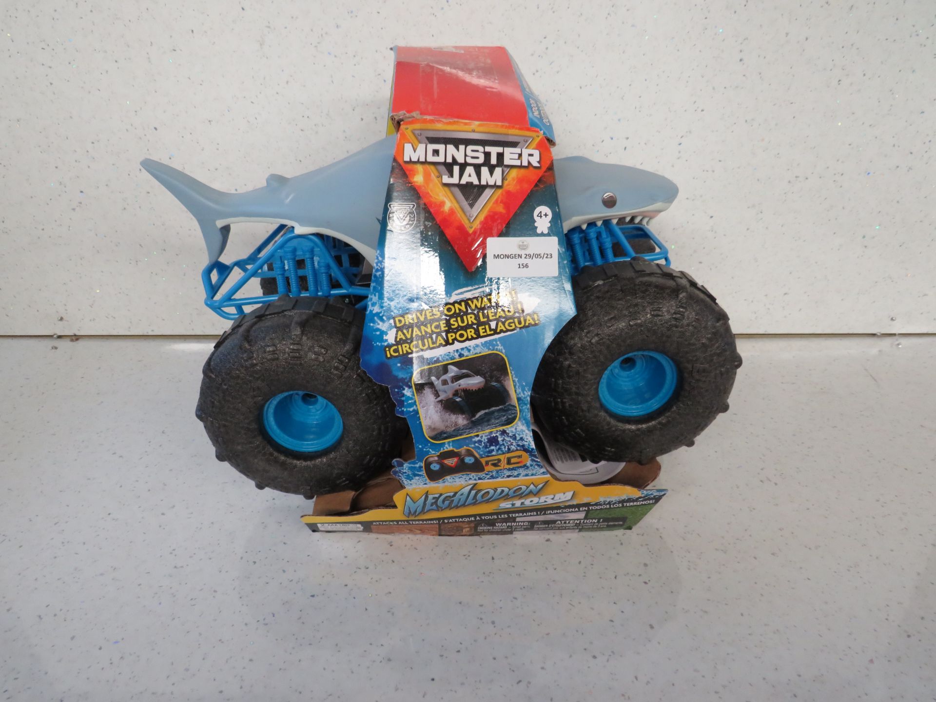 MonsterJam - Megalodon Storm RC Car - Untested, Packaging Damaged.