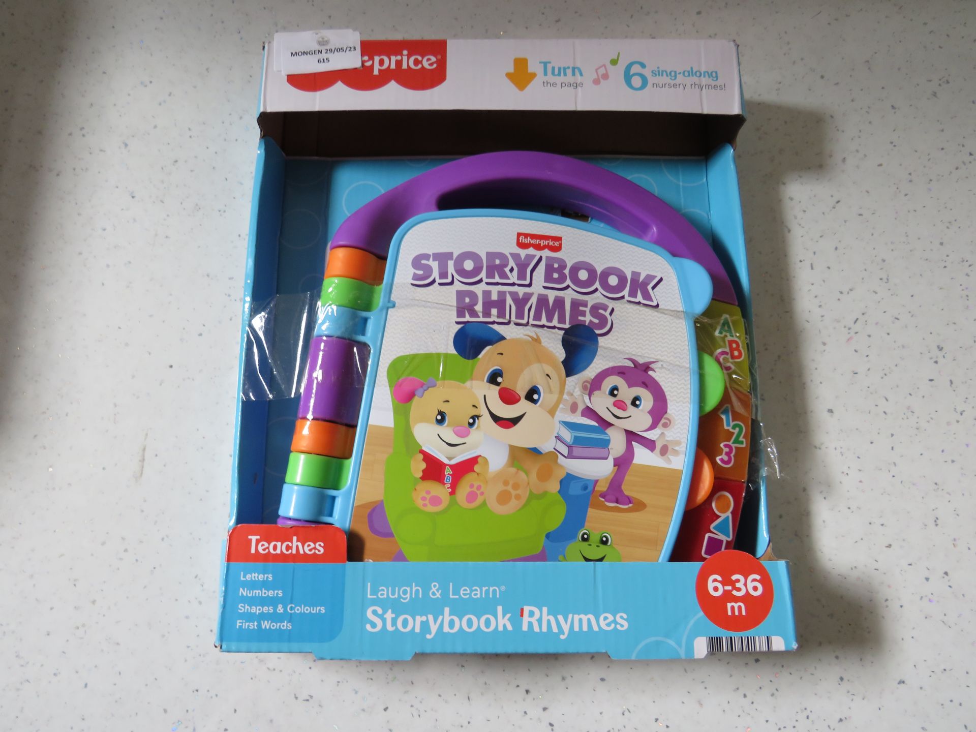 Fisher-Price - Laugh & Learn Storybook Rhymes - Untested & Packaging Damaged.