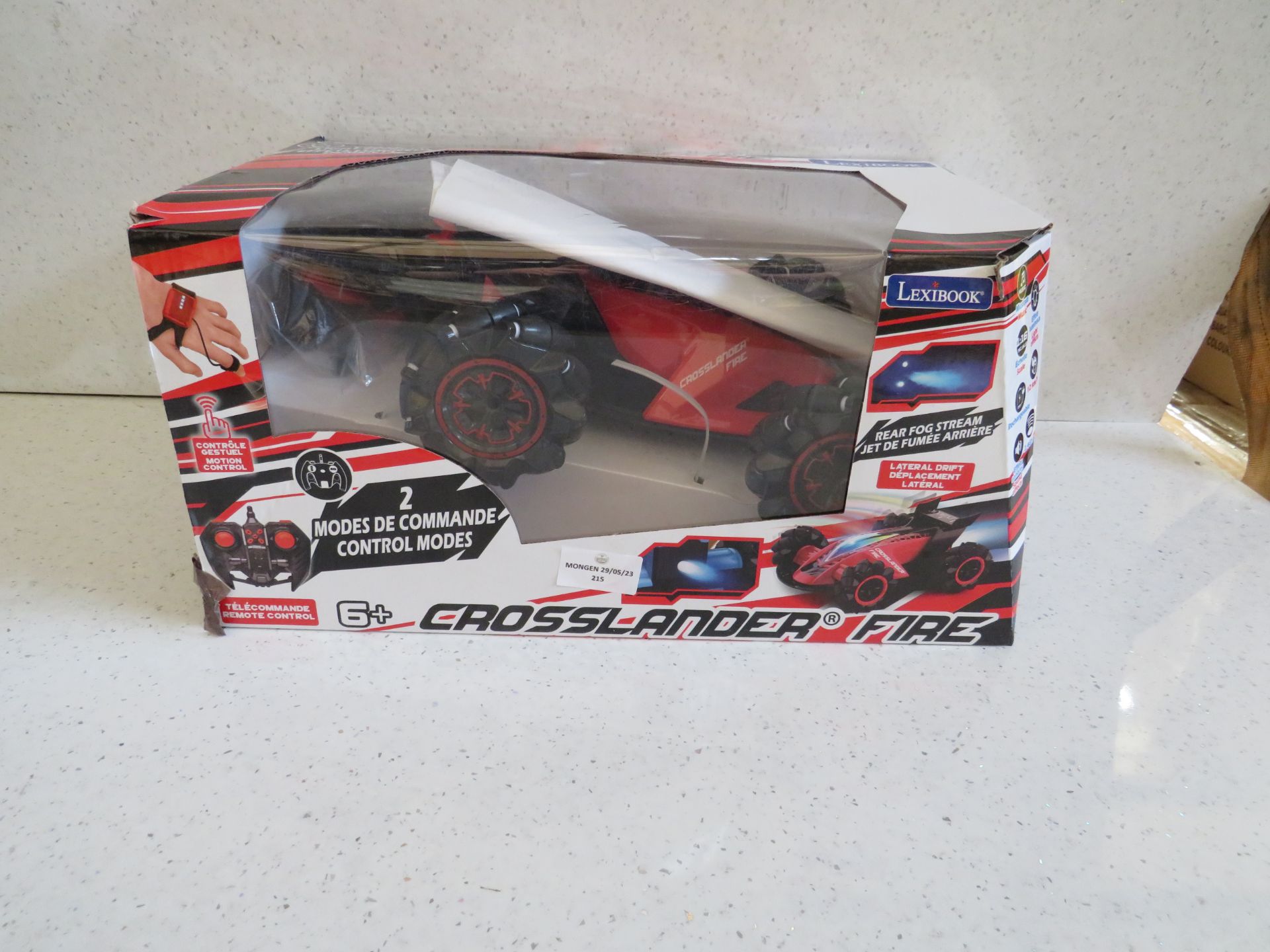 Lexibook - Crosslander Fire RC Car - Untested & Boxed.