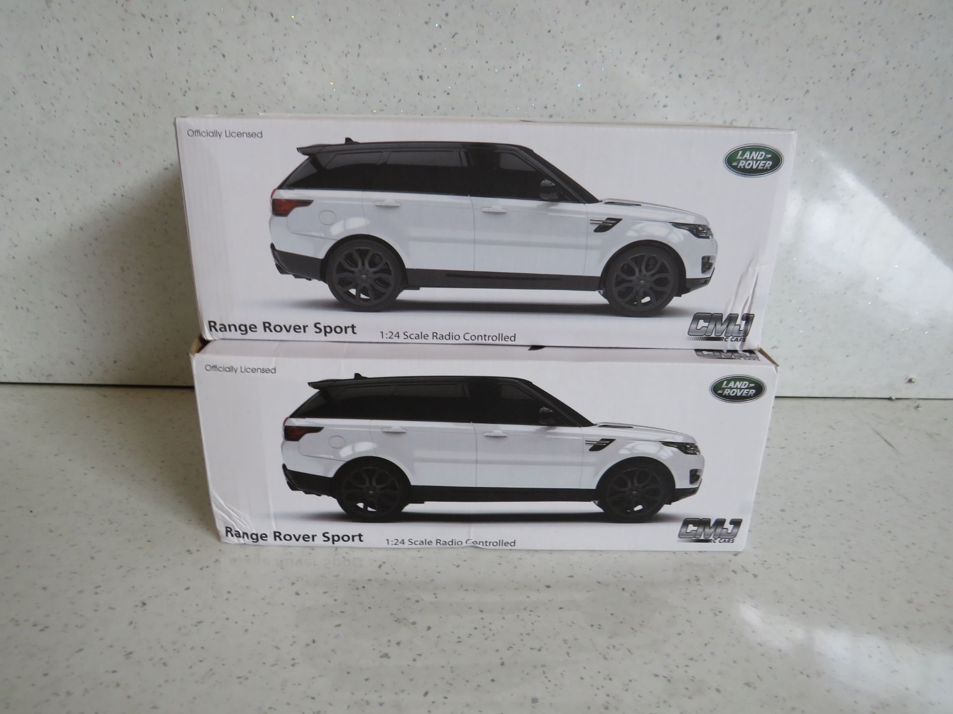 2x CMJ - Range Rover Sport 1:24 Scale RC Car - Unchecked & Boxed.