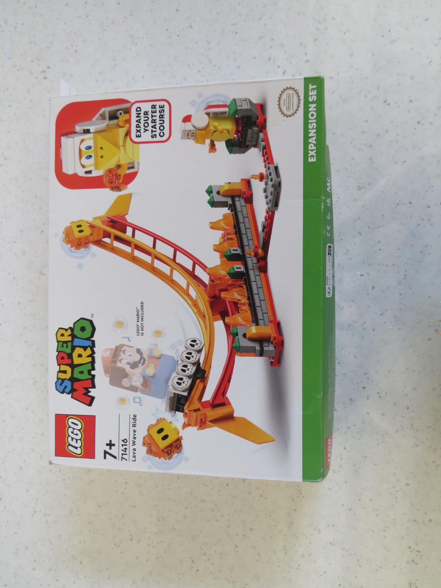 Lego - 71416 Super Mario Lava Wave Ride Buildset - Unchecked & Boxed.