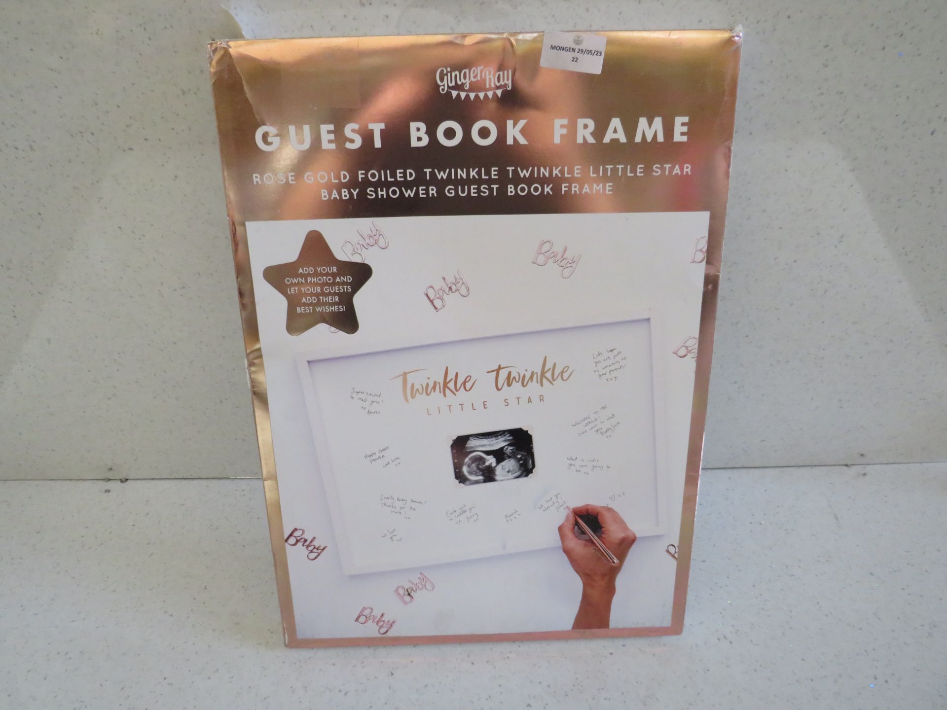 GingerRay - Guest Book Frame - Unchecked & Boxed.