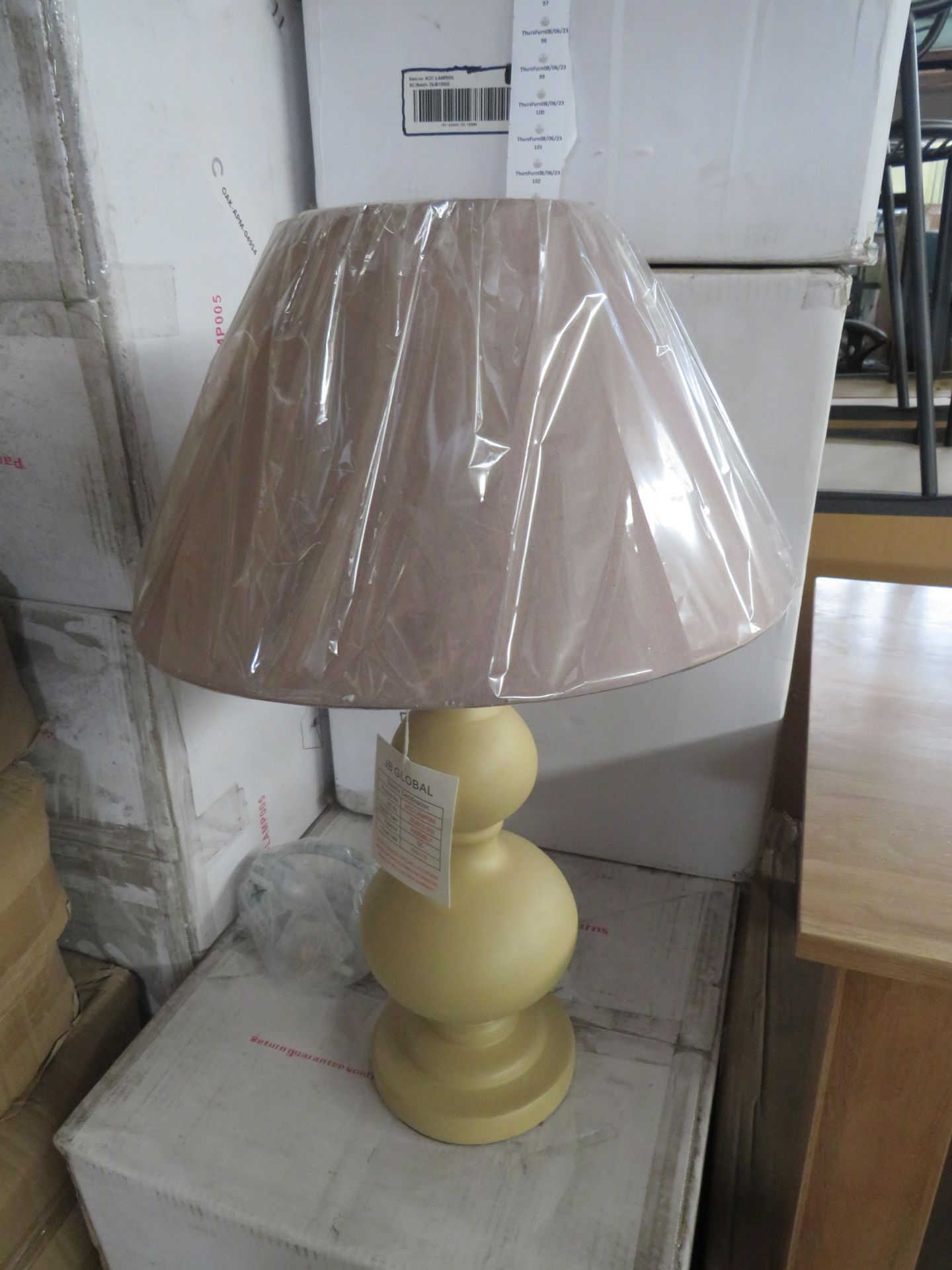 Oak Furnitureland Table Lamp 5 RRP 149.00 Making the most of light, This lamp features sphere-