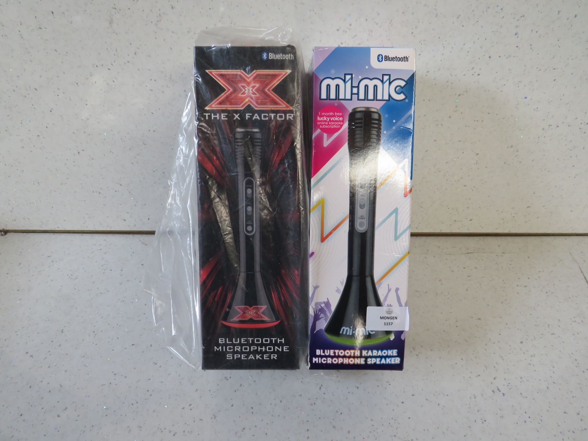 1x Mi-Mic - Bluetooth Karaoke Microphone - Unchecked & Boxed. 1x Xfactor - Bluetooth Karaoke