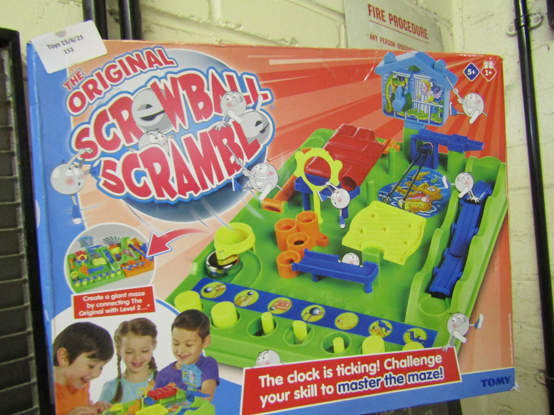 Original Screwball scramble, boxed and unchecked