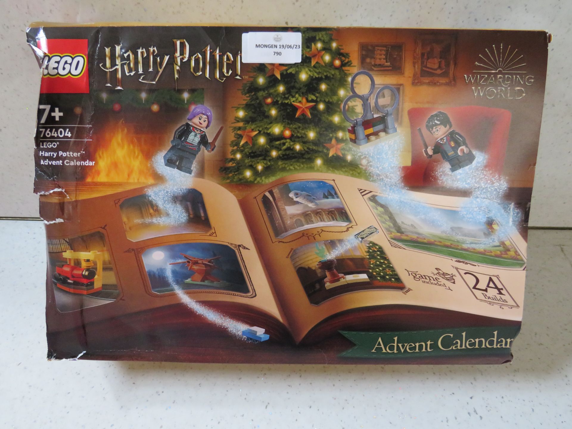 Lego - 76404 Harry Potter Advent Calendar - Unchecked, Box Damaged.