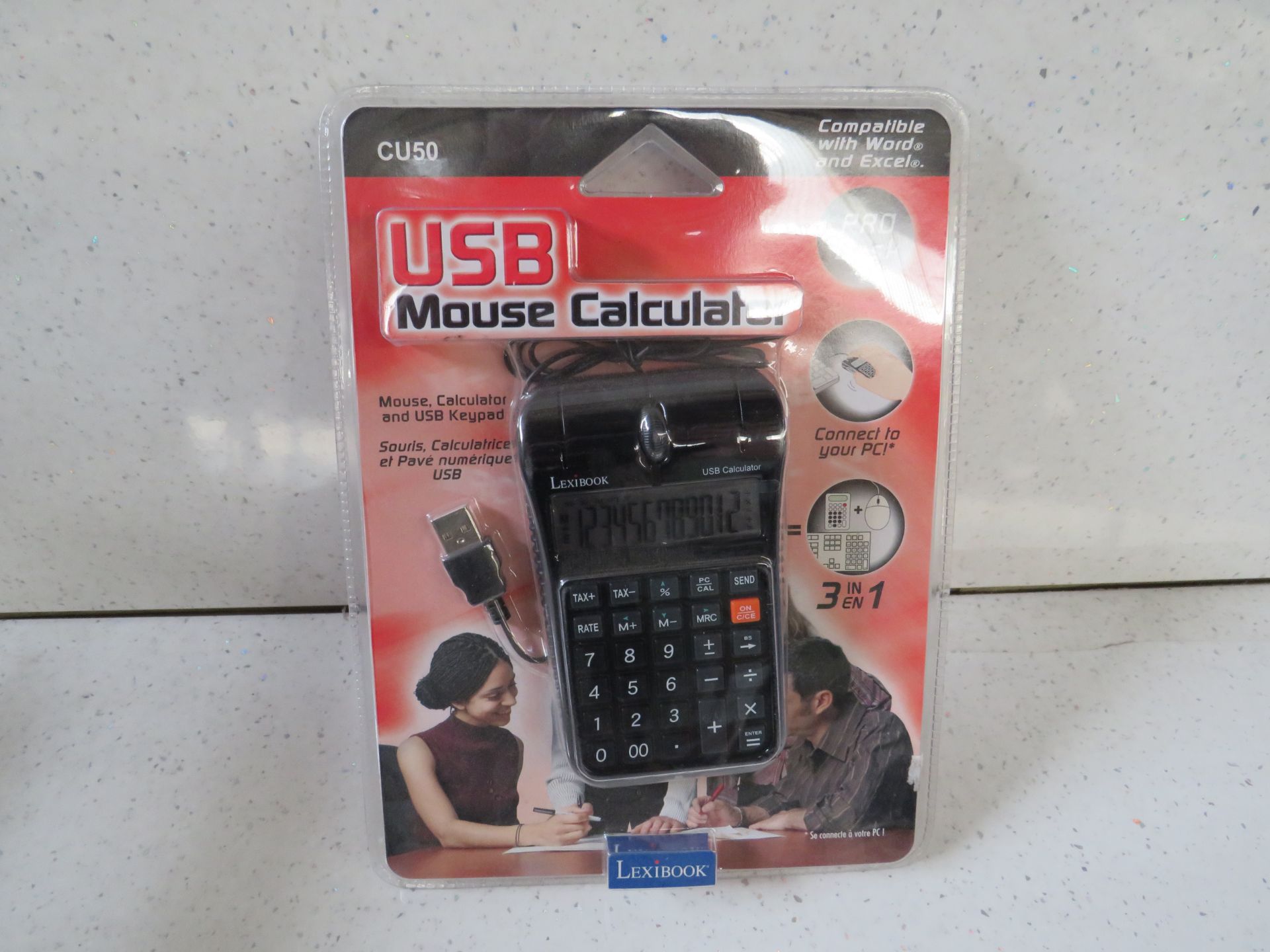 24x Lexibook - USB Mouse Calculator - Unused & Packaged.