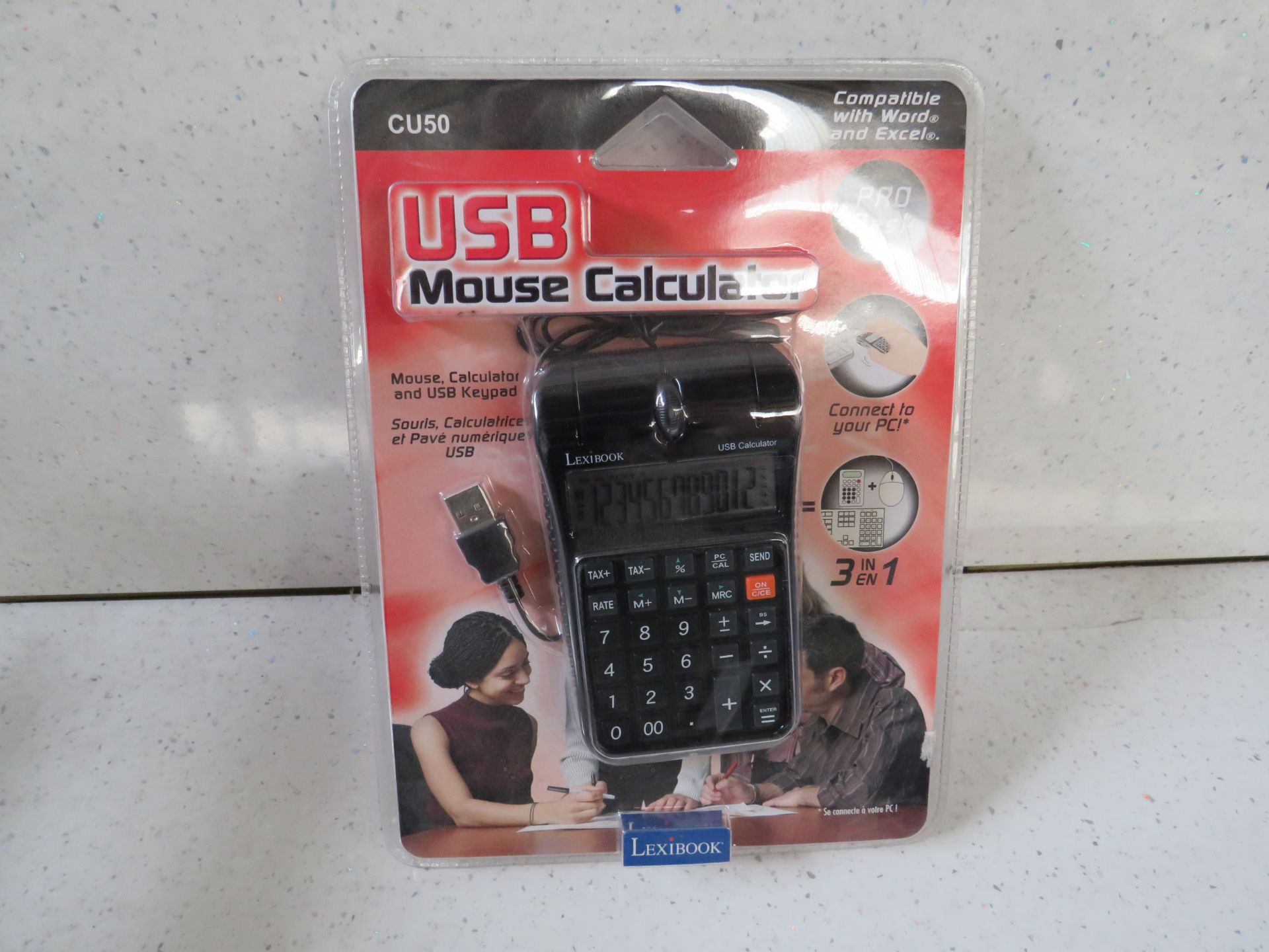 24x Lexibook - USB Mouse Calculator - Unused & Packaged.