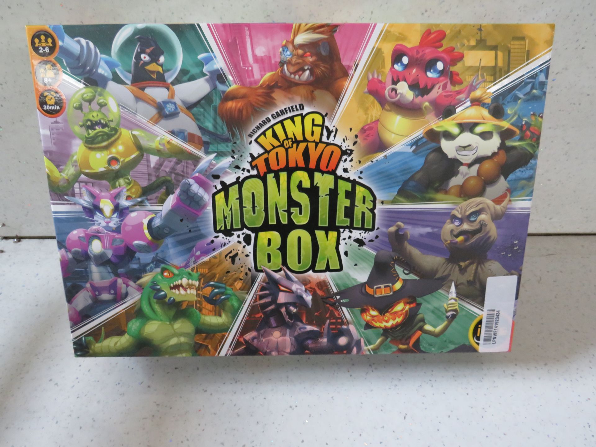 iello - Richard Garfiled King Of Tokyo Monster Box - Unchecked & Boxed.