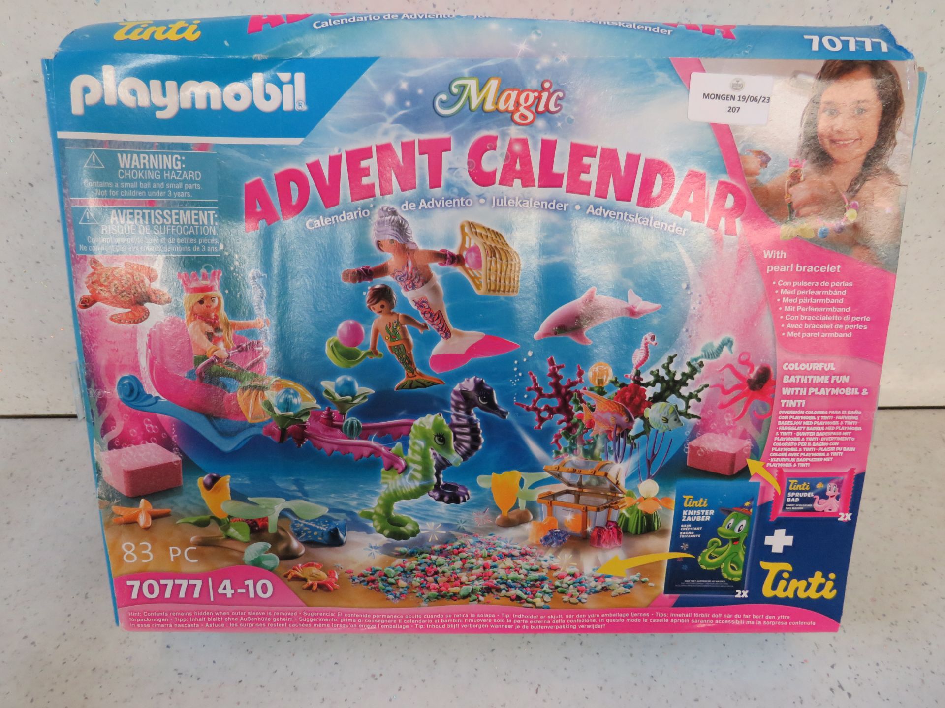 Playmobil - 70777 Magic Advent Calendar - Unchecked, Box Damaged.