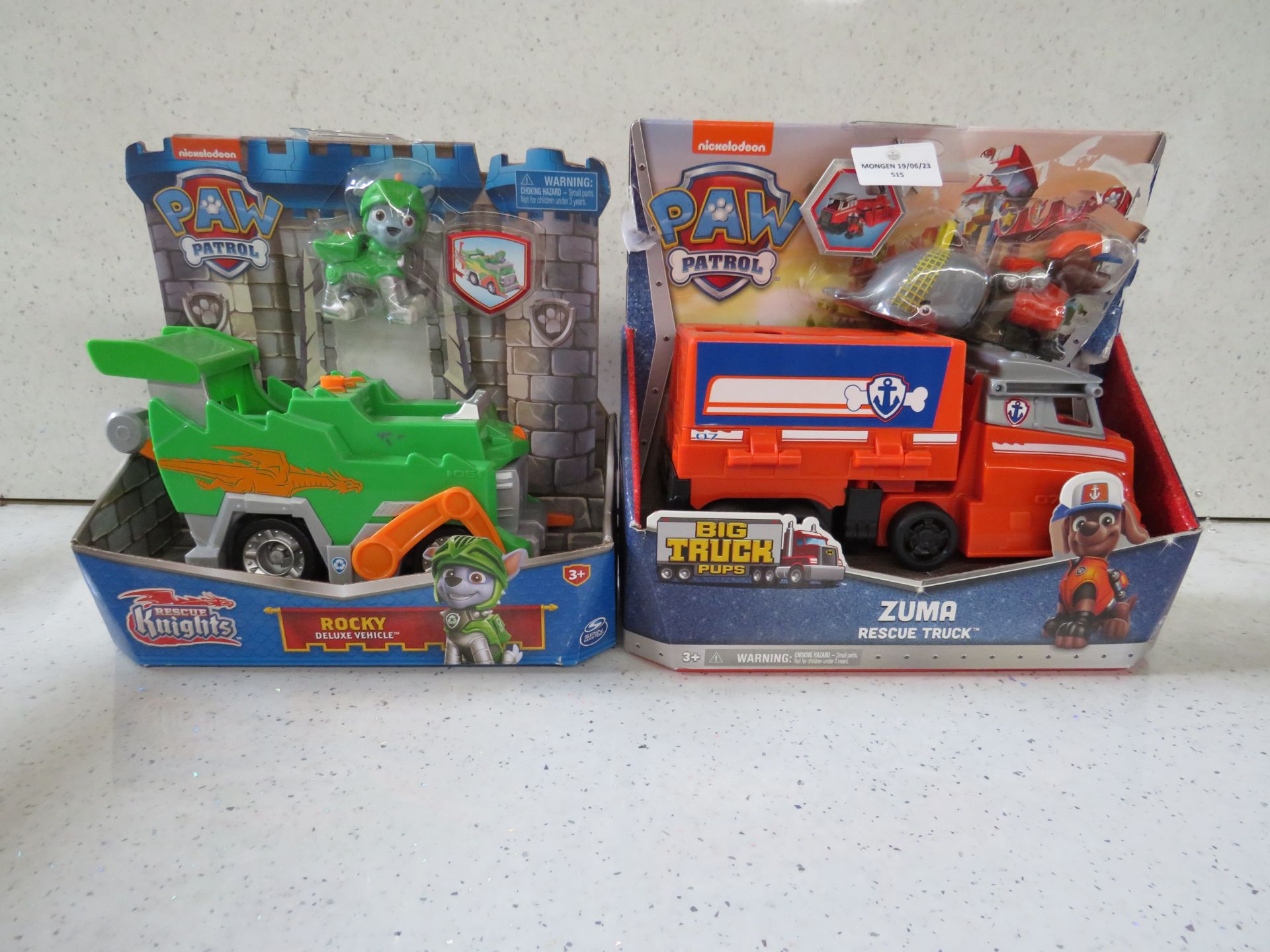 1x Nickelodeon - Resue Knights Rocky Deluxe Vehicle - Good Condition & Boxed. 1x Nickelodeon - Big
