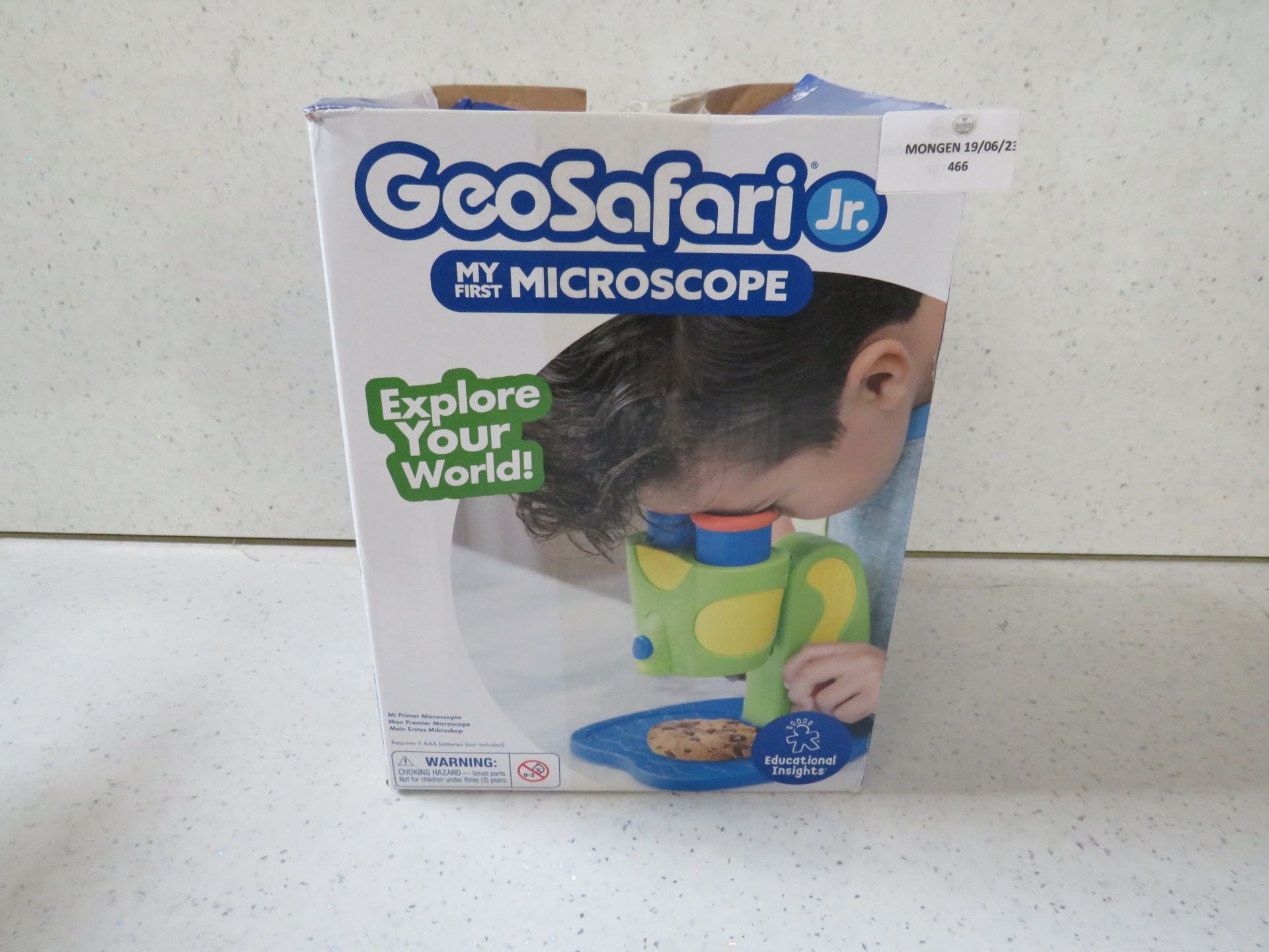 Geosafari Jr. - My First Microscope - Unchecked, Box Damaged.