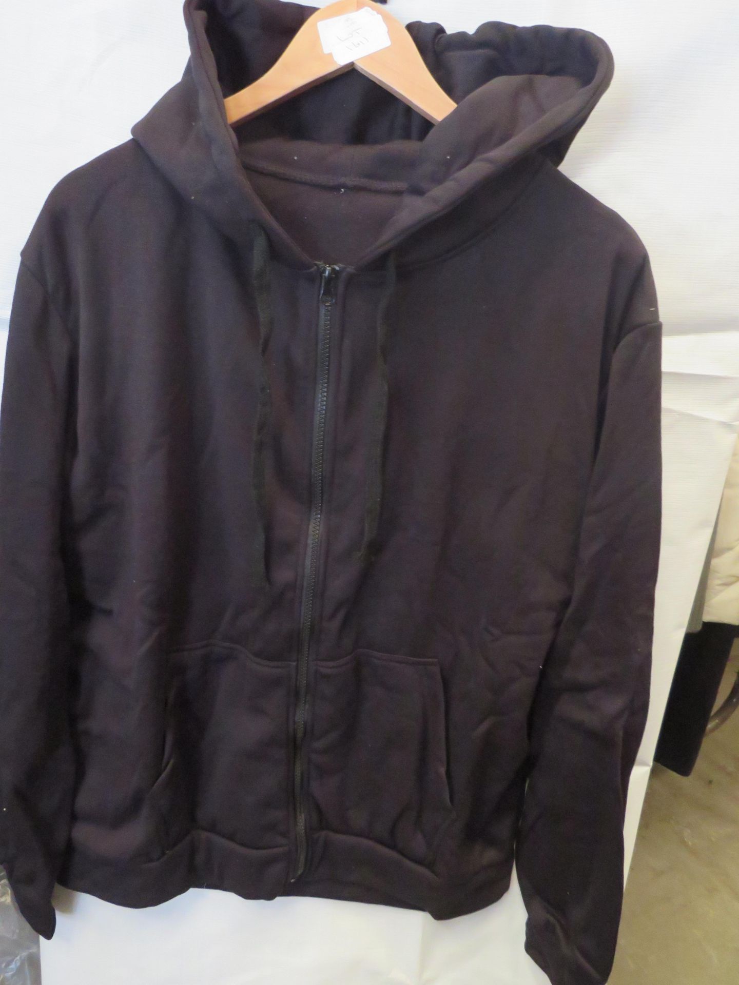 Mens Hooded Top Dark Grey Size 2 X/L New