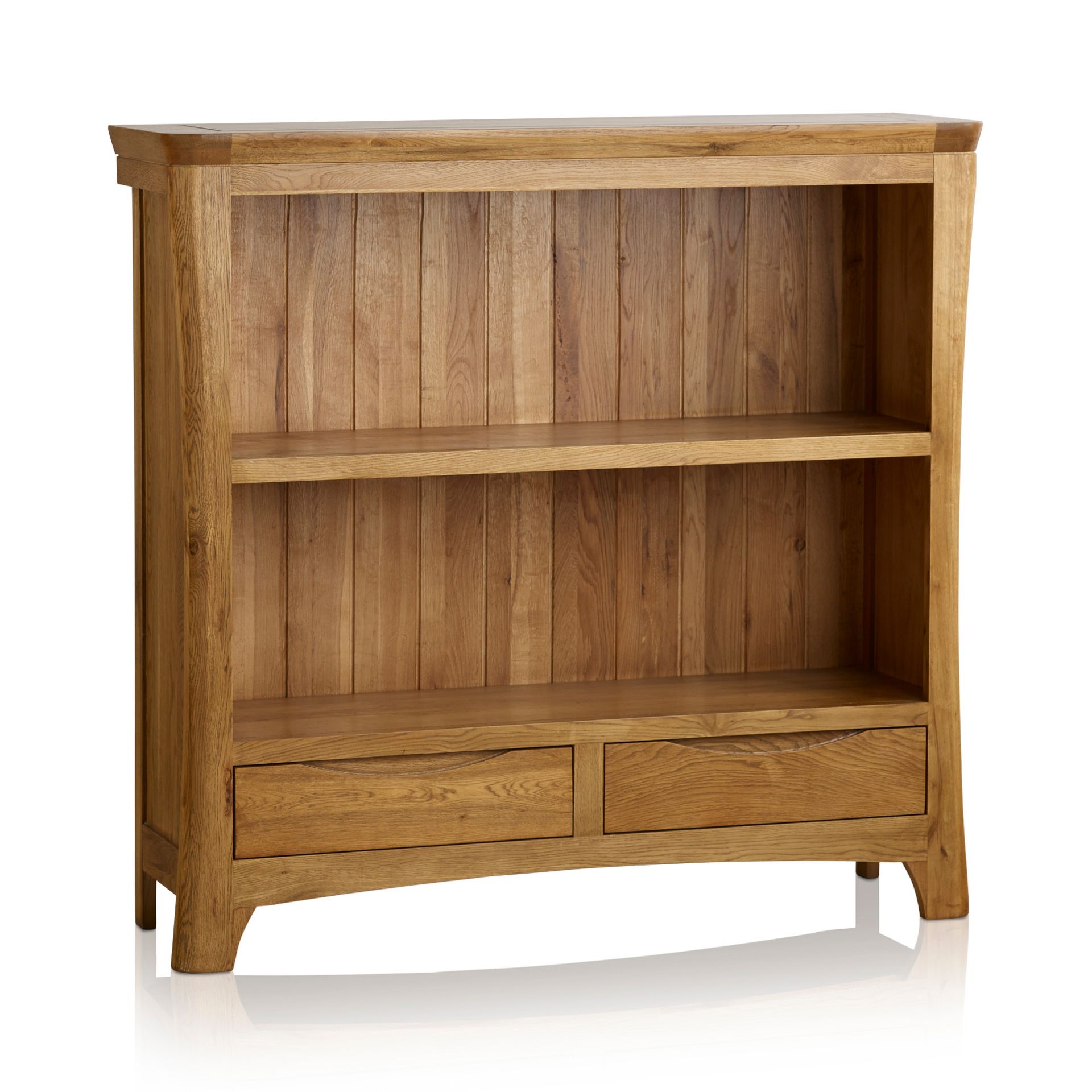 Oak Furnitureland Orrick Rustic Solid Oak Small Bookcase RRP ¶œ349.99