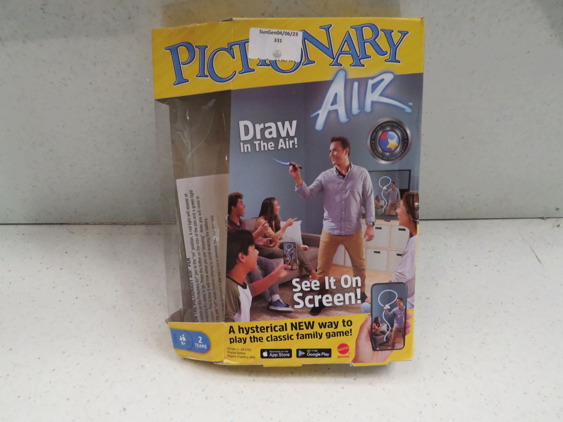 Mattel - Pictionary Air Game - Unchecked & Boxed.