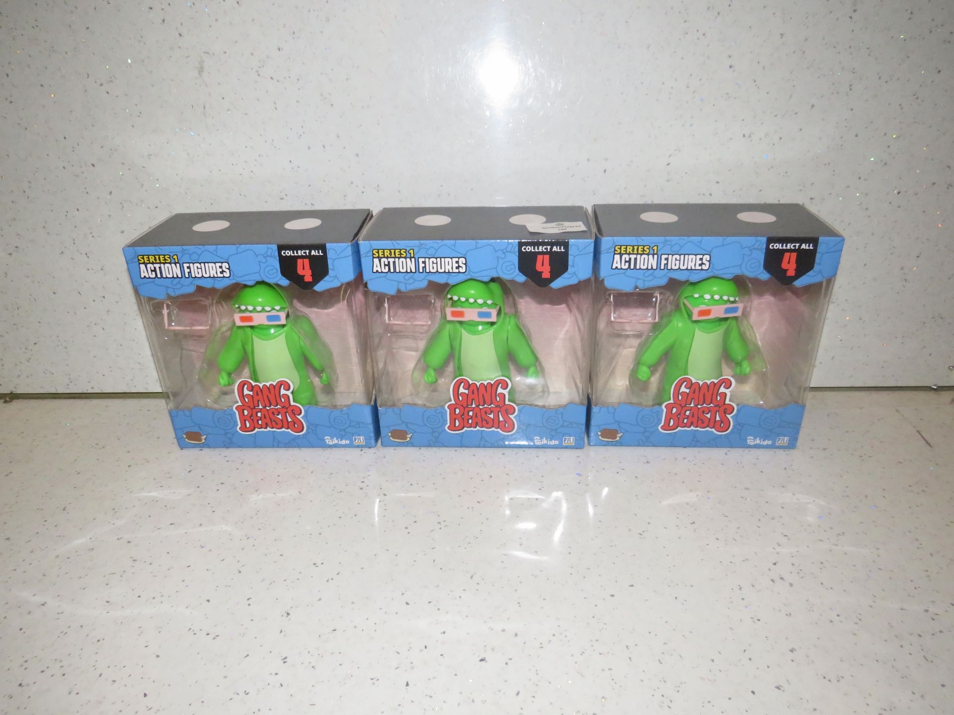 3x Gang Beasts series action 1 figure - New & Boxed.