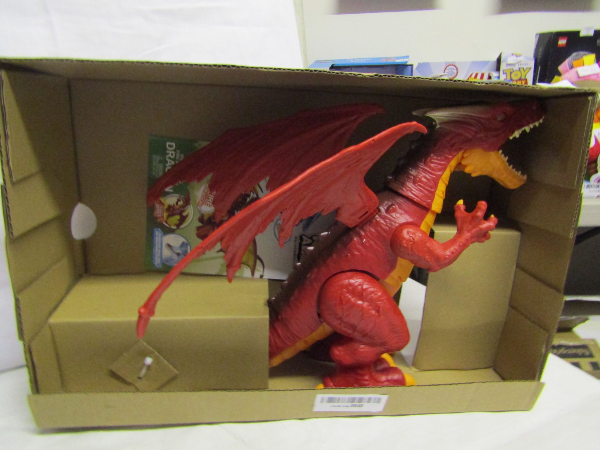 Zuru - Robo Alive Fire Breathing Dragon Toy - Unchecked, Missing Box.