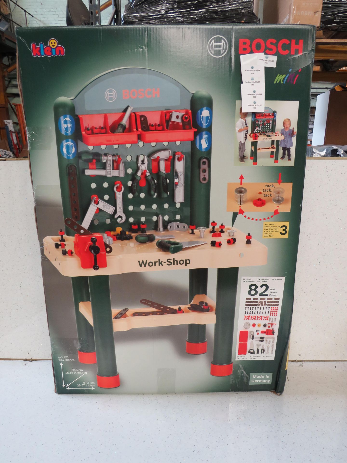 Klein - Bosch XL Workshop With 82 Accessories - Unchecked & Boxed.