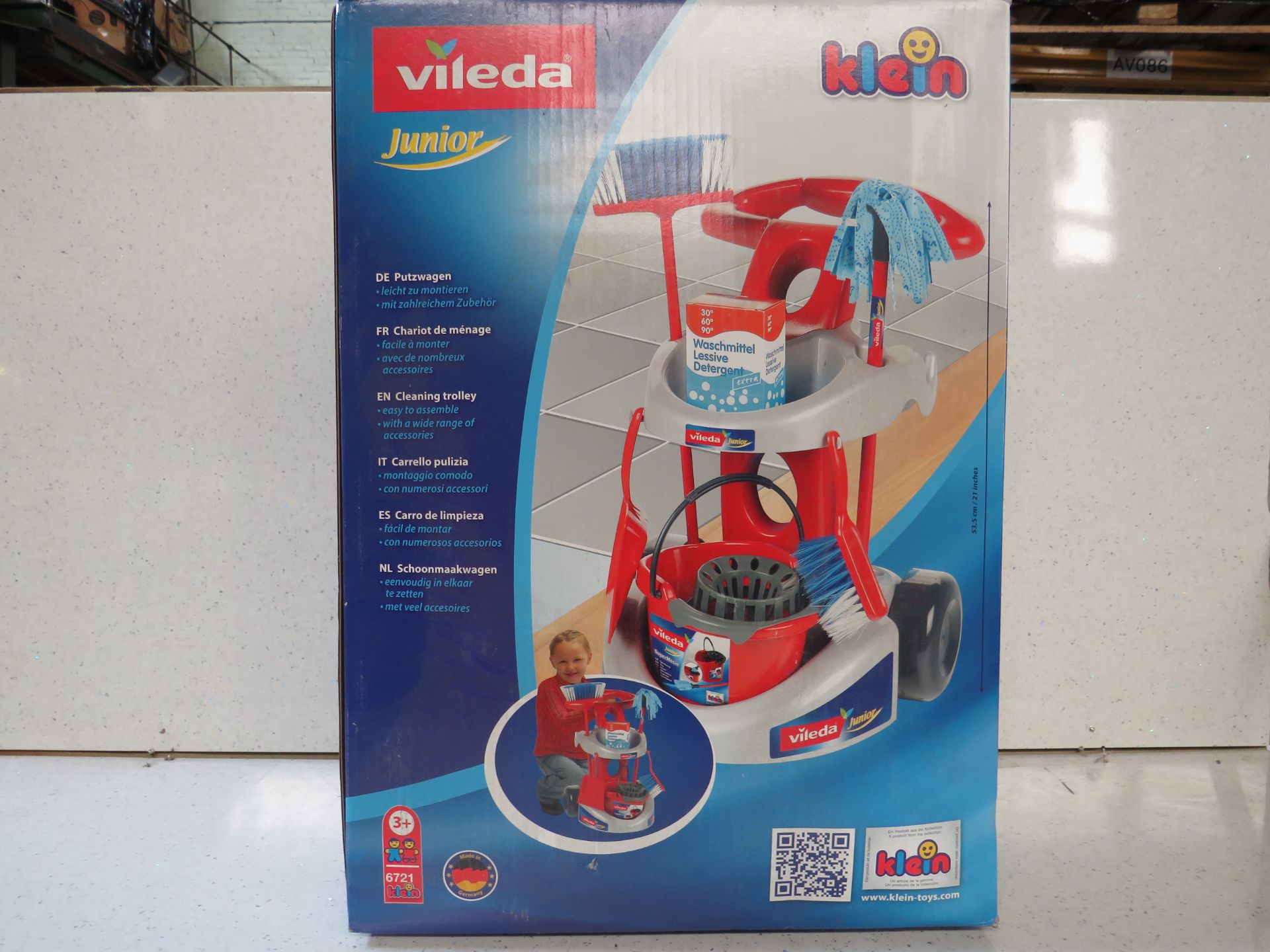 Klein - Vileda Junior Cleaning Trolley - Unchecked & Boxed.
