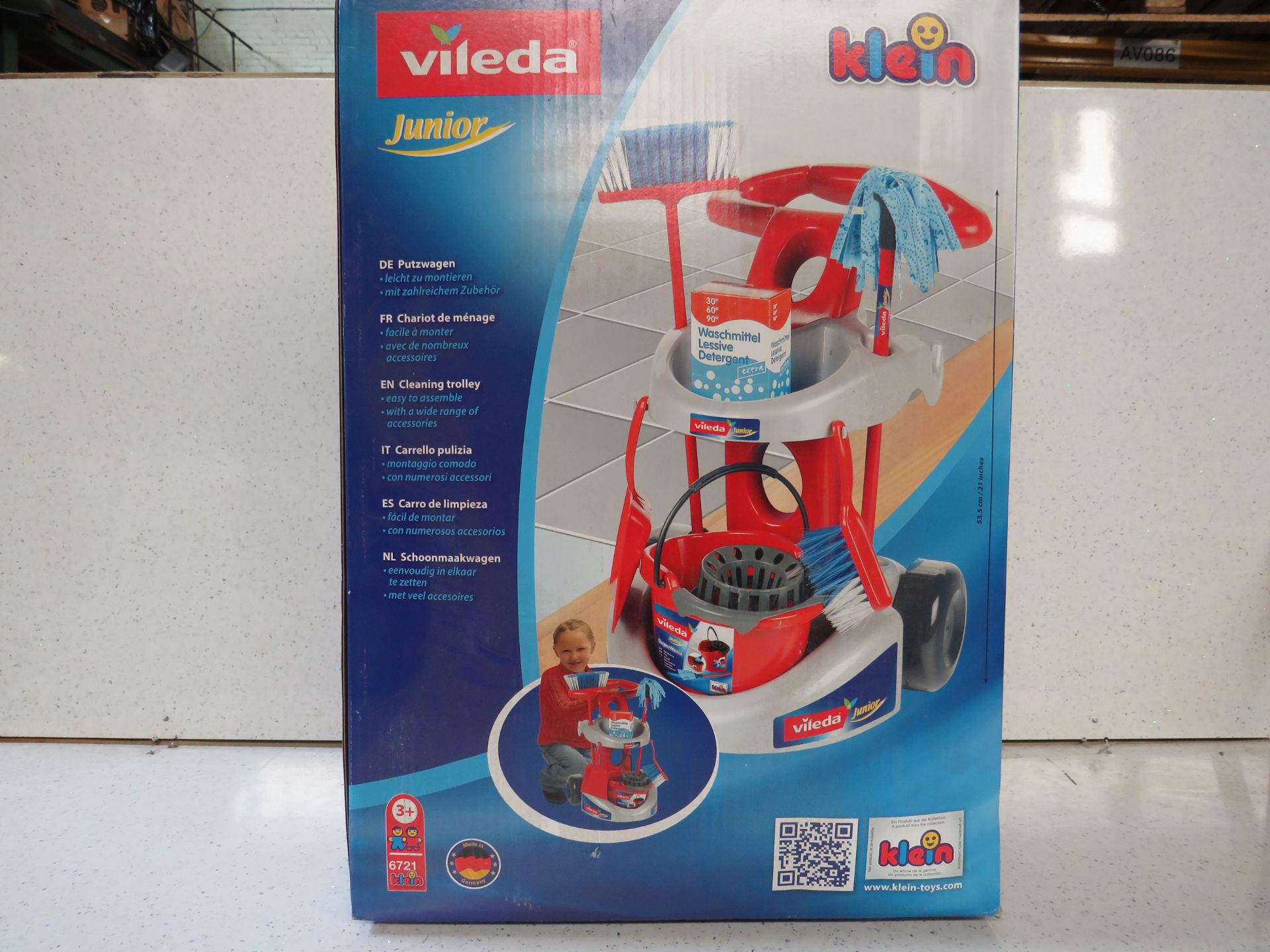 Klein - Vileda Junior Cleaning Trolley - Unchecked & Boxed.