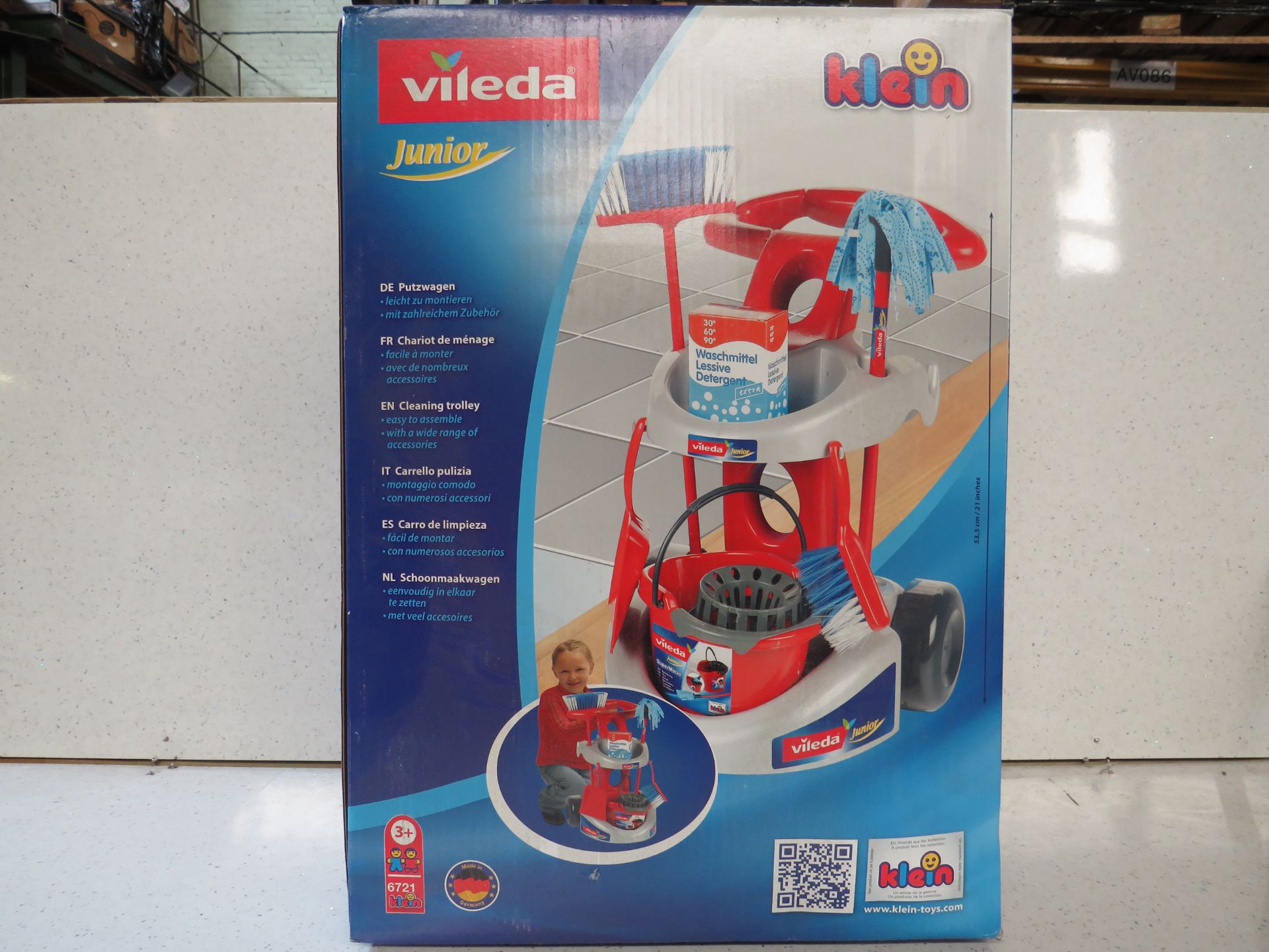 Klein - Vileda Junior Cleaning Trolley - Unchecked & Boxed.