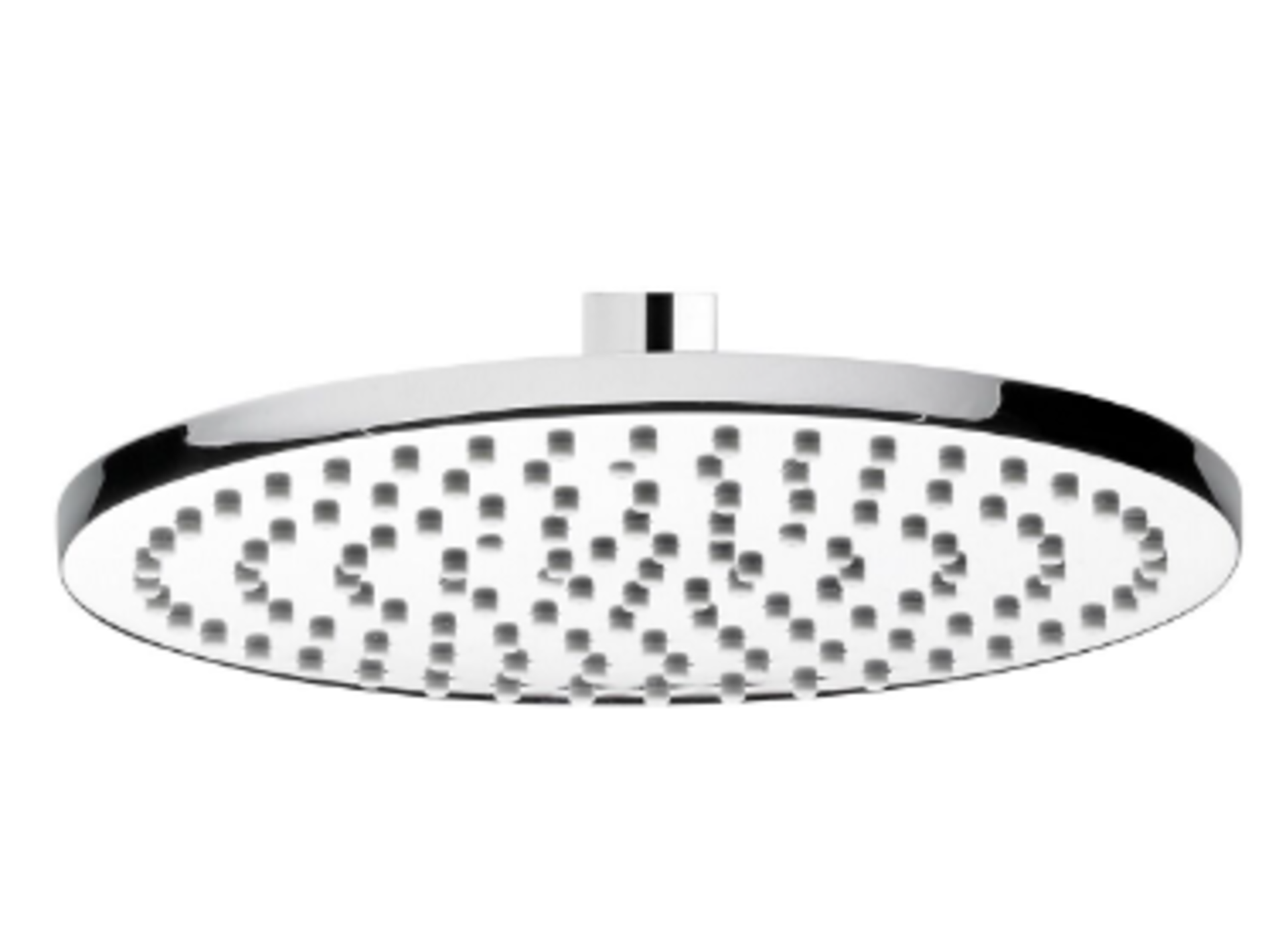 Nikles - Techno Chrome Metal 200mm Circular Shower Head - New & Boxed.