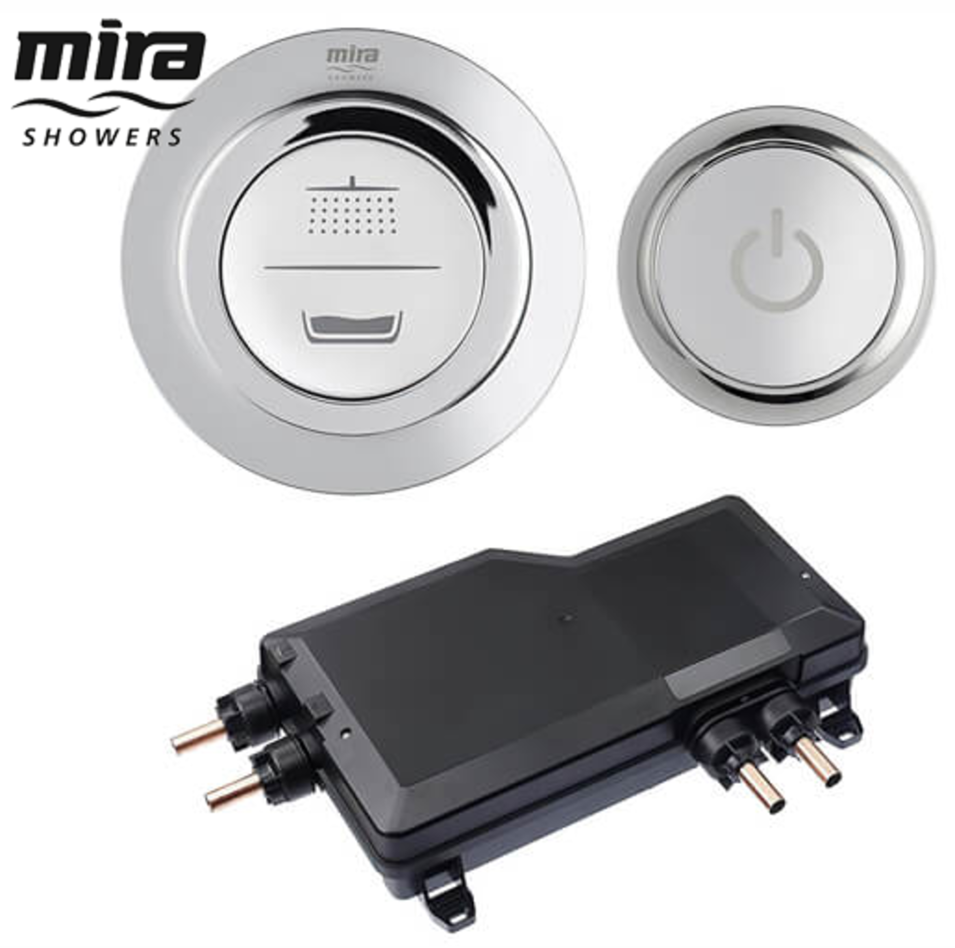 Mira Showers - Mira Mode Bath Pumped For Gravity Systems Valve & Controller Only Digital - 1.1874.