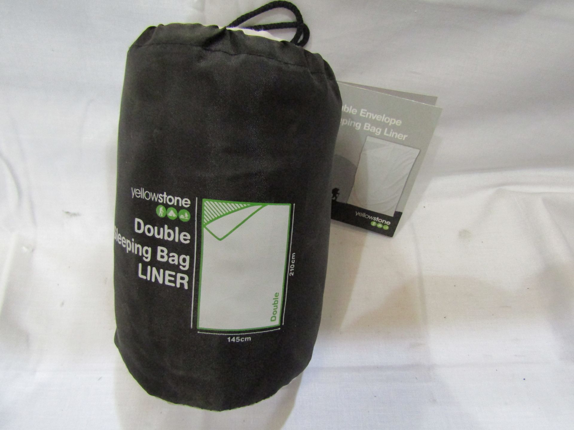 1 X Yellowstone Double Sleeping Bag Liner New With Tags