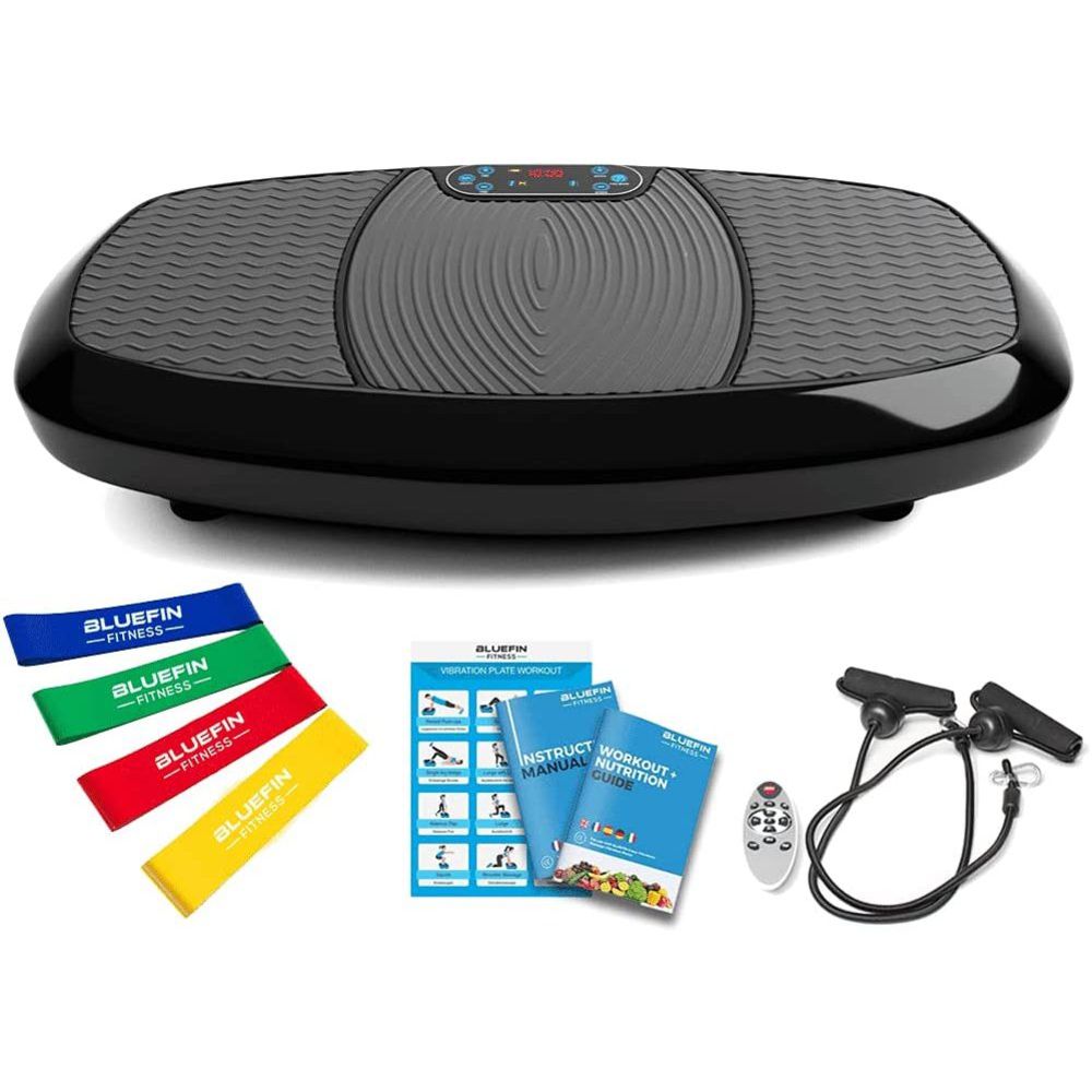 Bluefin Fitness products includes treadmills, spin bikes, vibration plates foot massagers and more