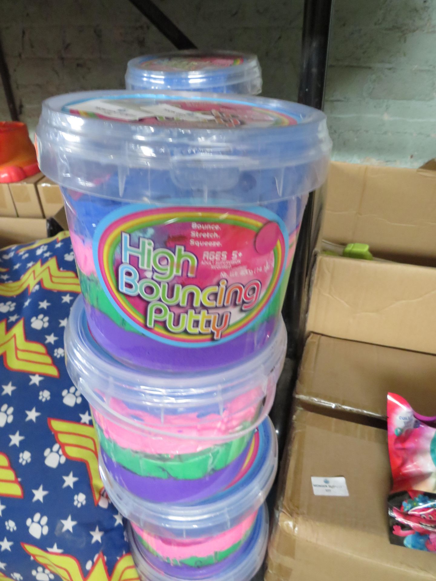 4x High Bouncing Putty - 400g - All Unused & Boxed.