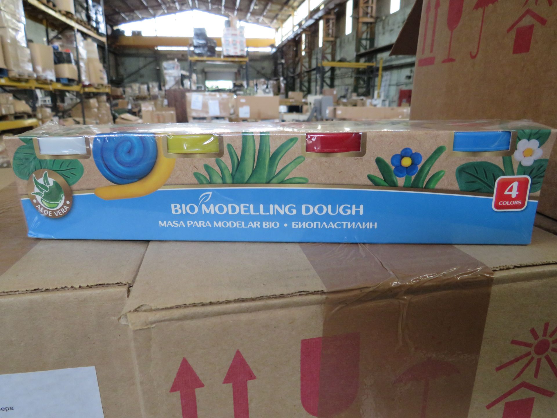 9x ErichKrause - Bio Modelling Dough With Aloe Vera - BBD 22/03/2018 - still foil sealed & Boxed, we