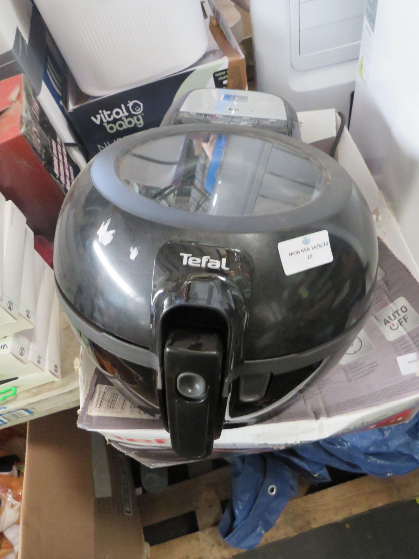 Tefal Actifry, tested working for heat nad the spindle turning